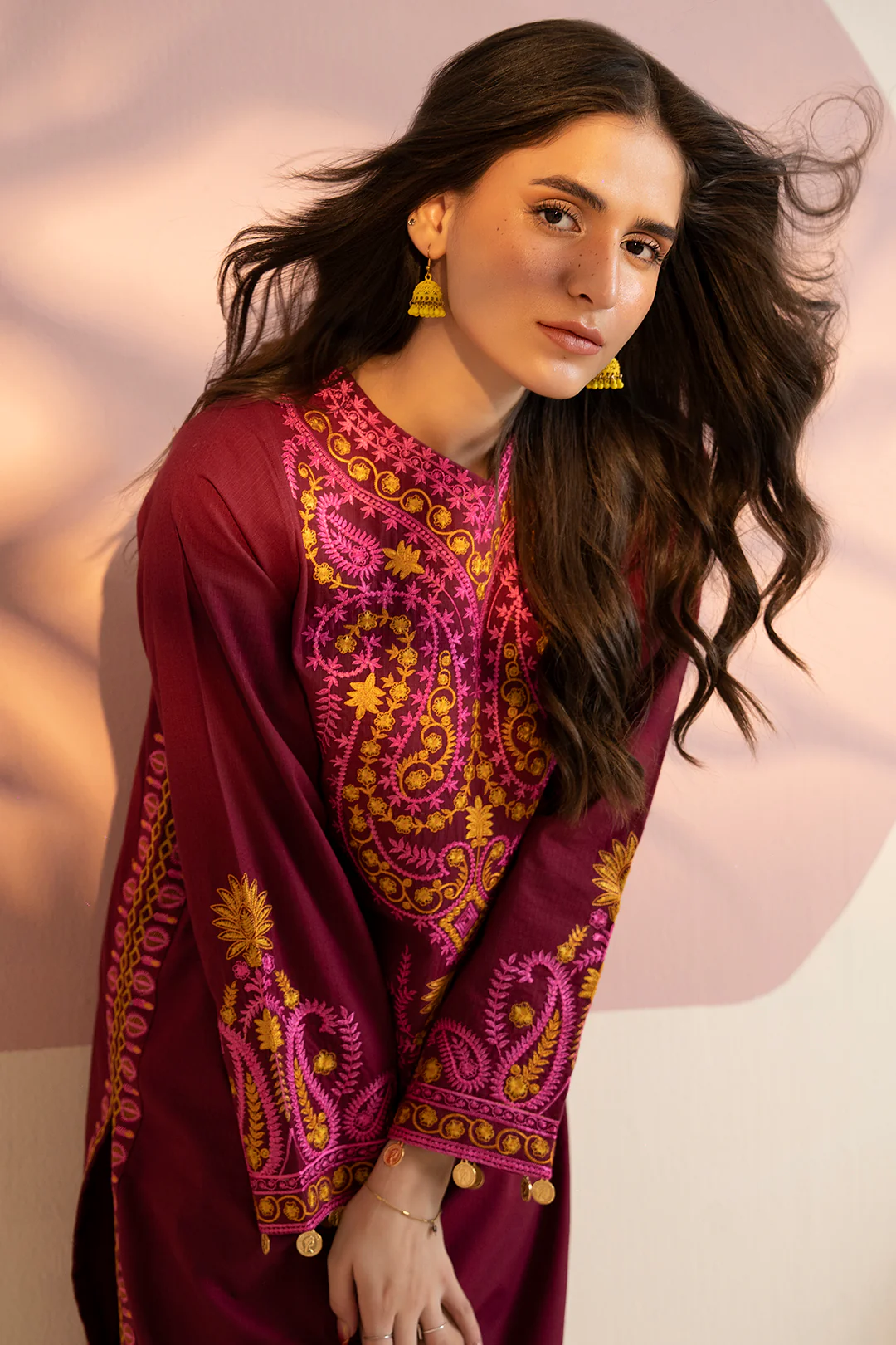 Embroidered Kurta Trouser - 3364 - Image 5