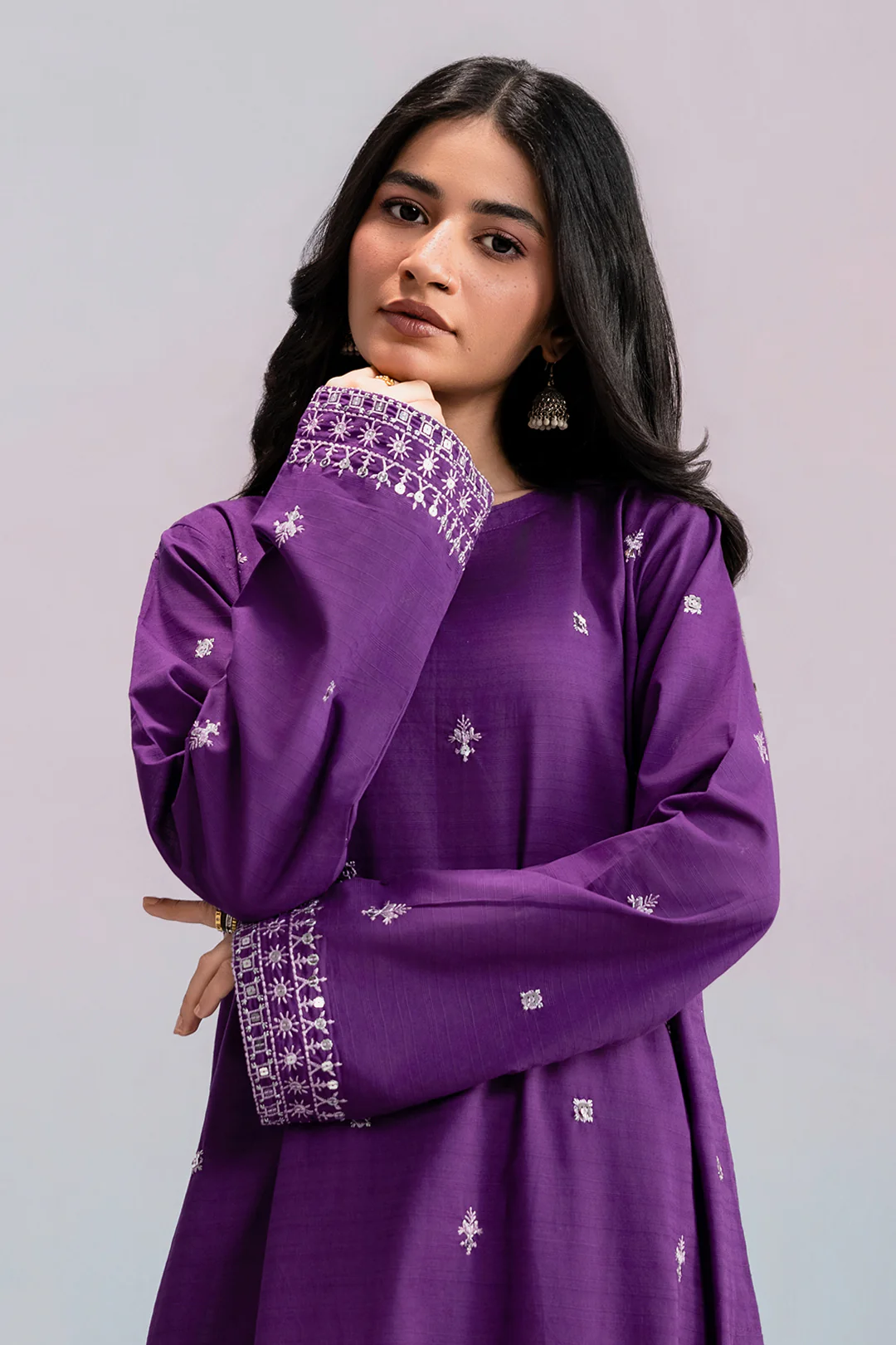 Embroidered Kurta Trouser - 2582 - Image 2