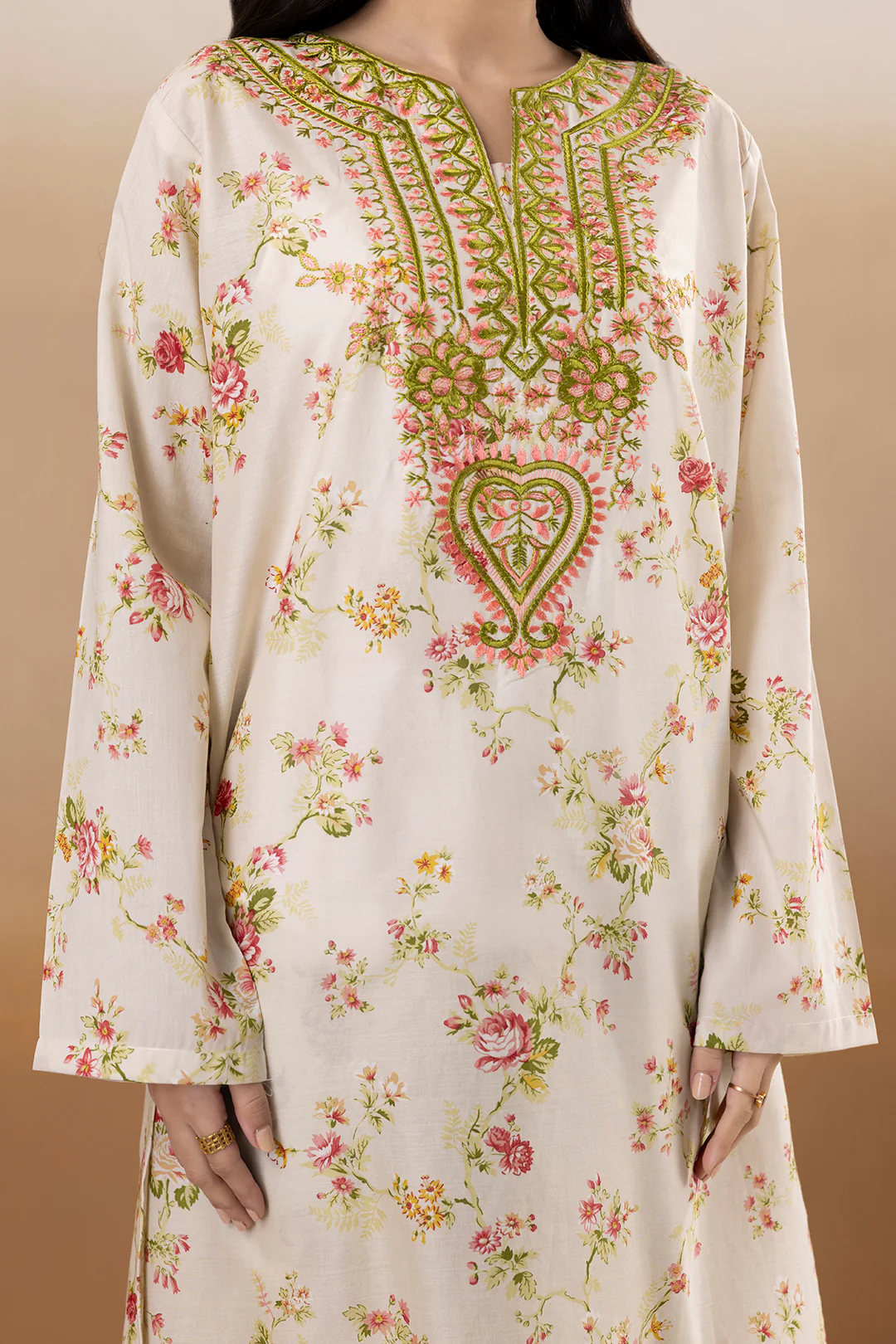 Embroidered Kurta Trouser - 2892 - Image 4