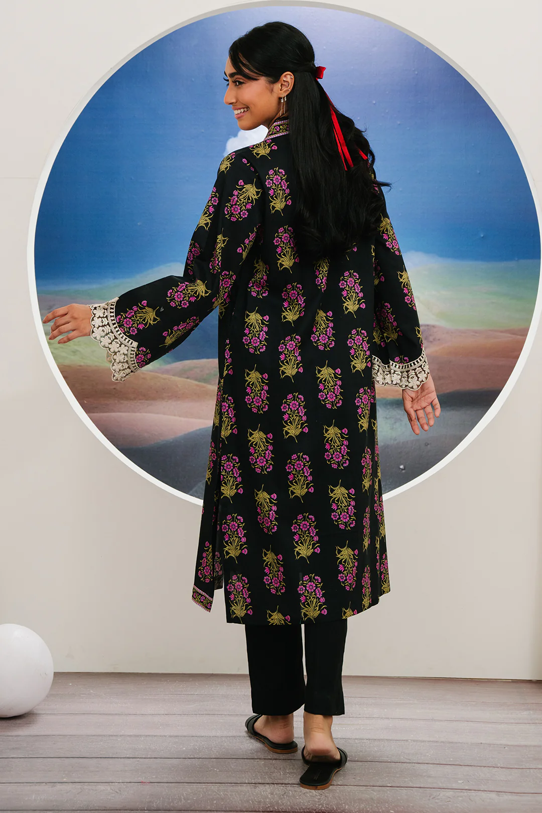Embroidered Kurta - 2798 - Image 6
