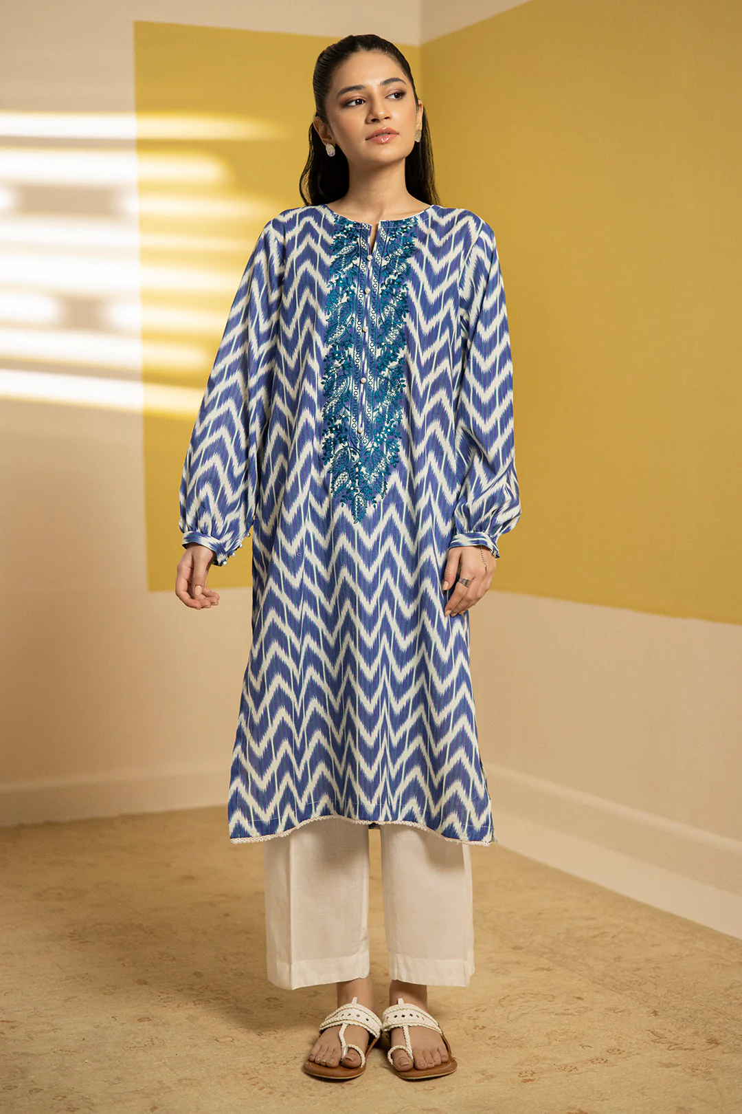 Embroidered Kurta - 3188 - Image 2