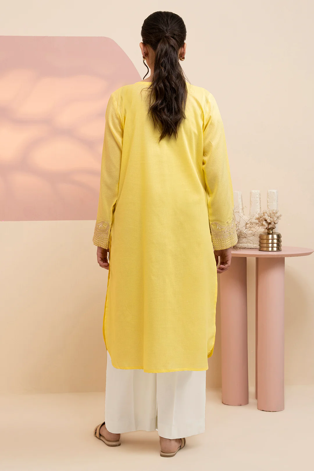 Embroidered Kurta - 2558 - Image 7