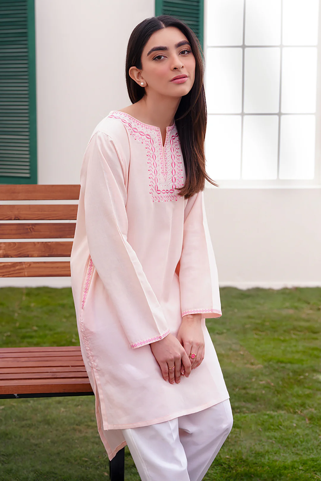 Embroidered Kurta - 0575 - Image 2