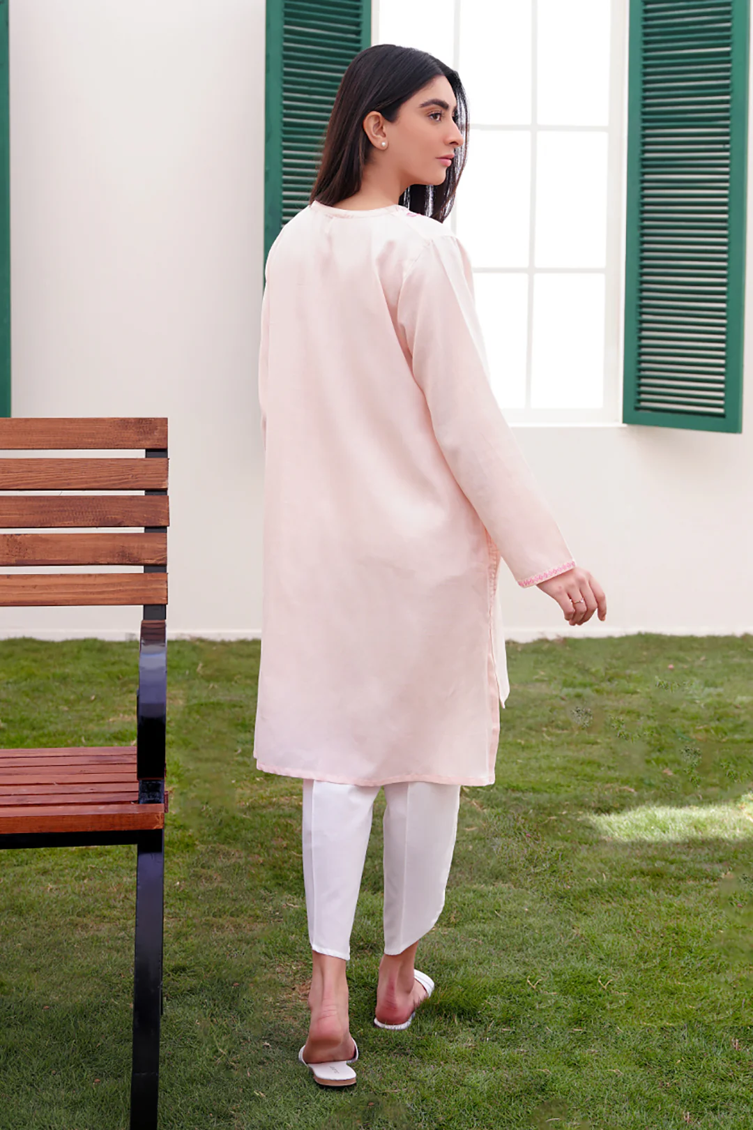 Embroidered Kurta - 0575 - Image 5