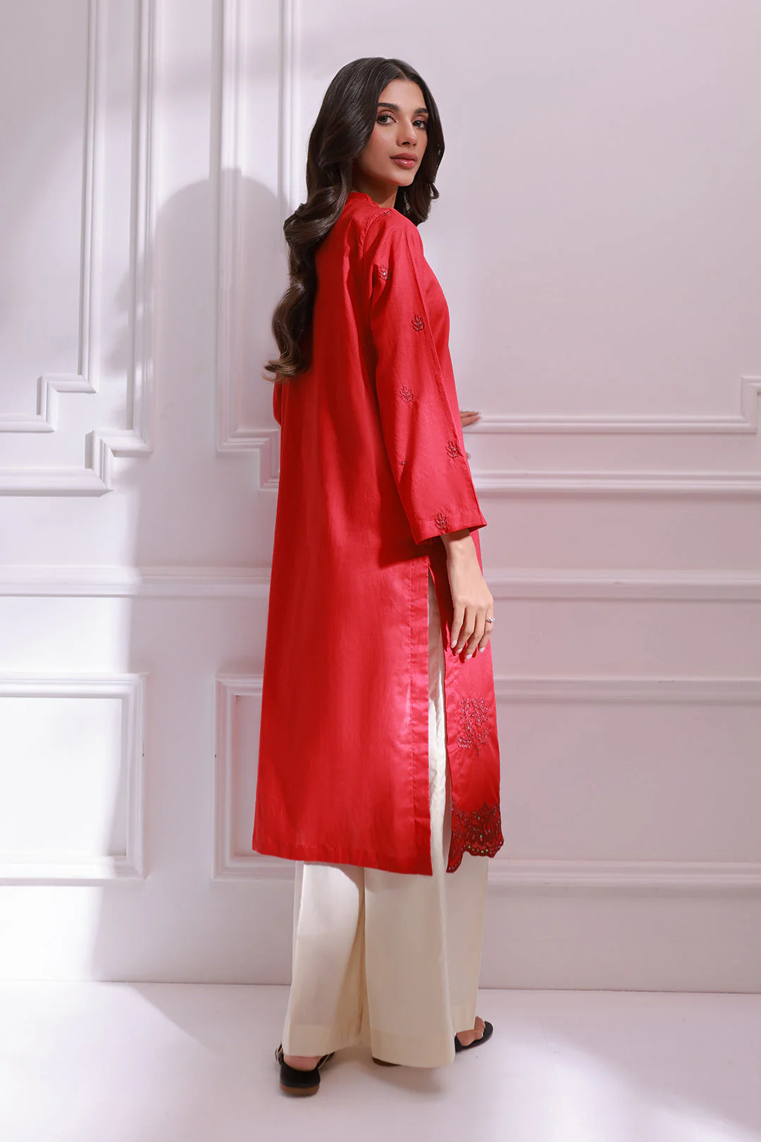Embroidered Kurta - 1681 - Image 5
