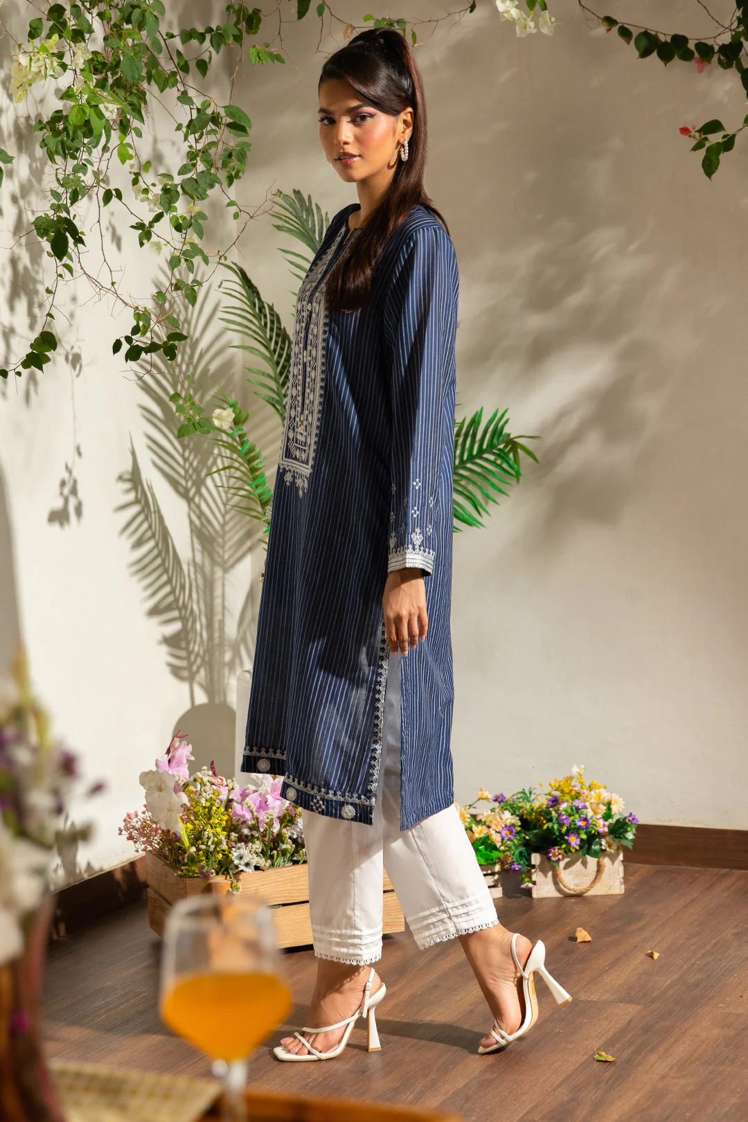 Embroidered Kurta - 1797 - Image 3