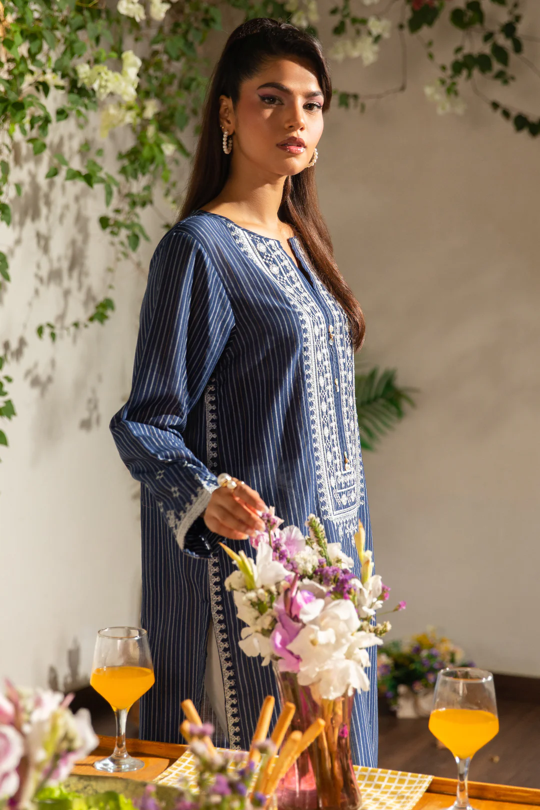 Embroidered Kurta - 1797 - Image 6