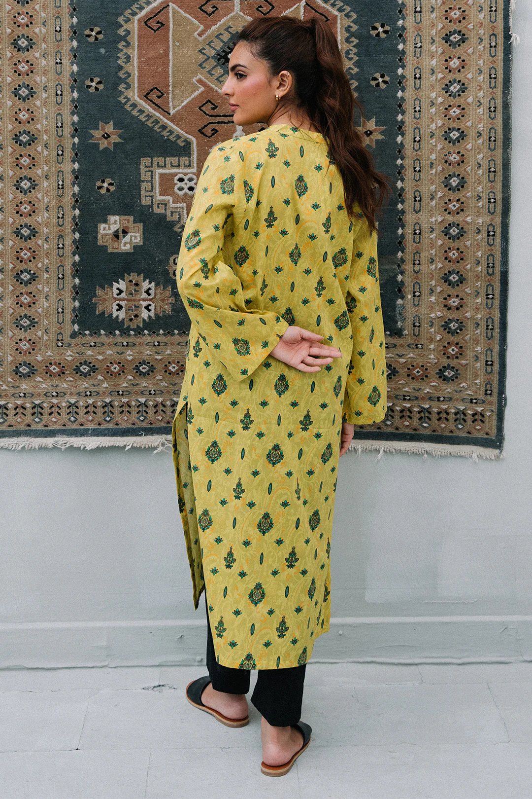 Embroidered Kurta - 1843 - Image 5