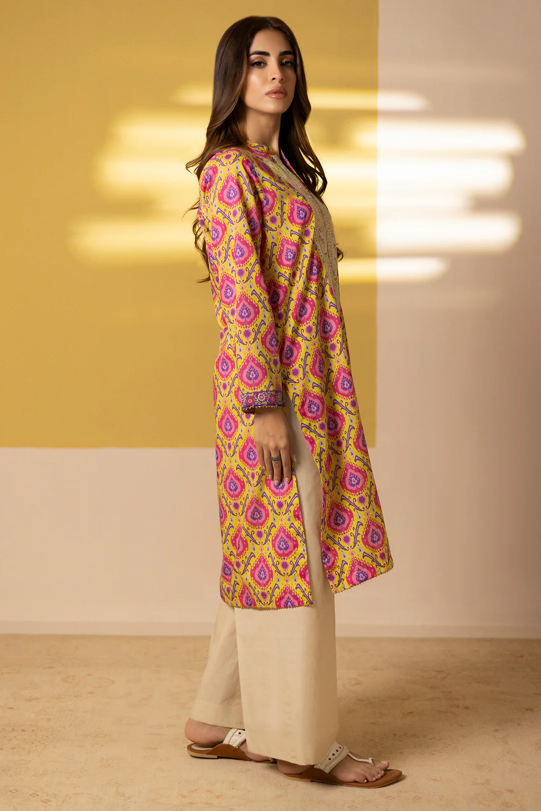 Embroidered Kurta - 2044 - Image 4