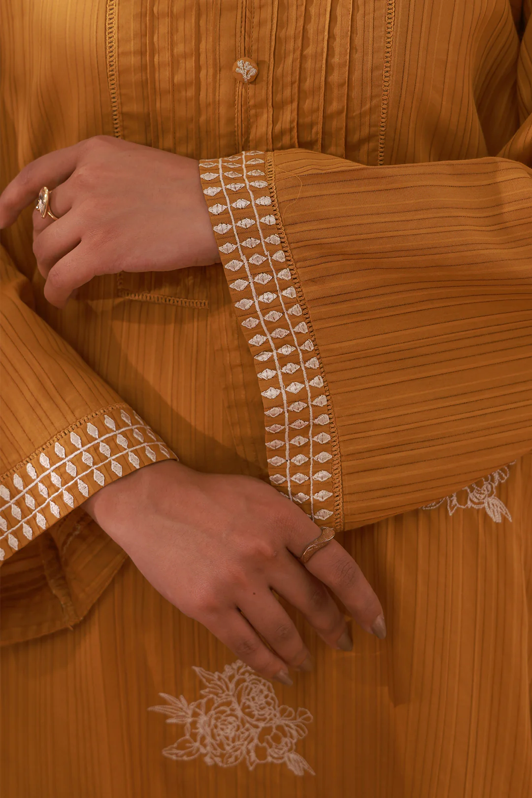 Embroidered Kurta - 2051 - Image 3