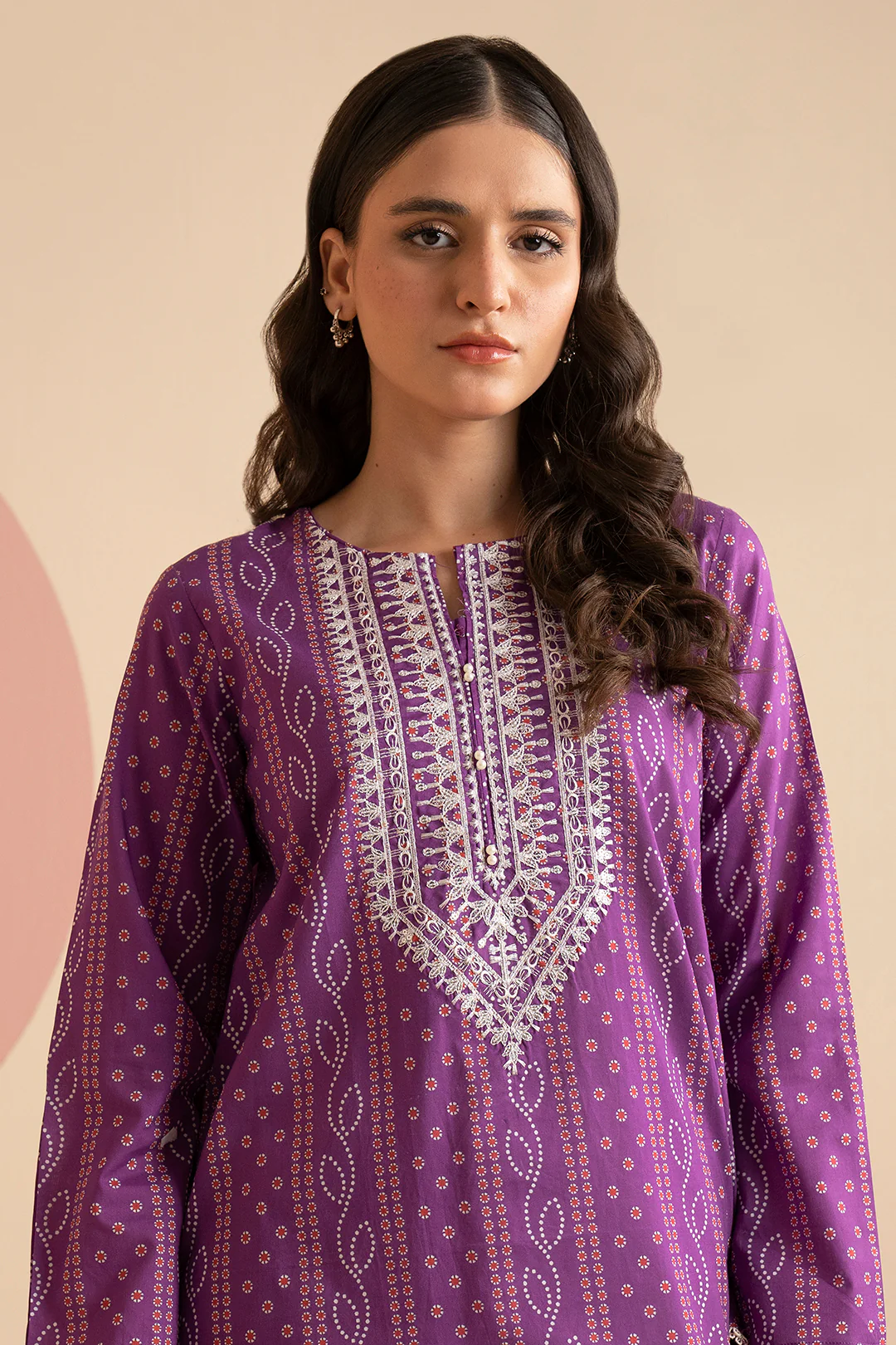 Embroidered Kurta - 1953