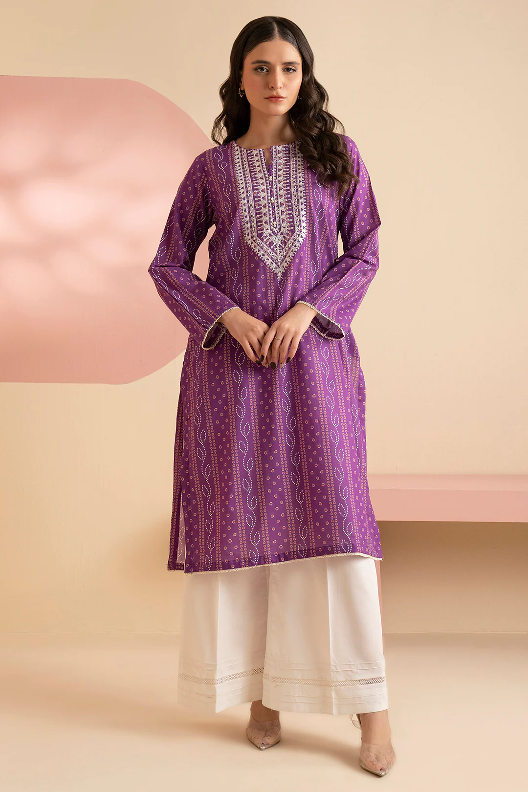 Embroidered Kurta - 1953 - Image 2
