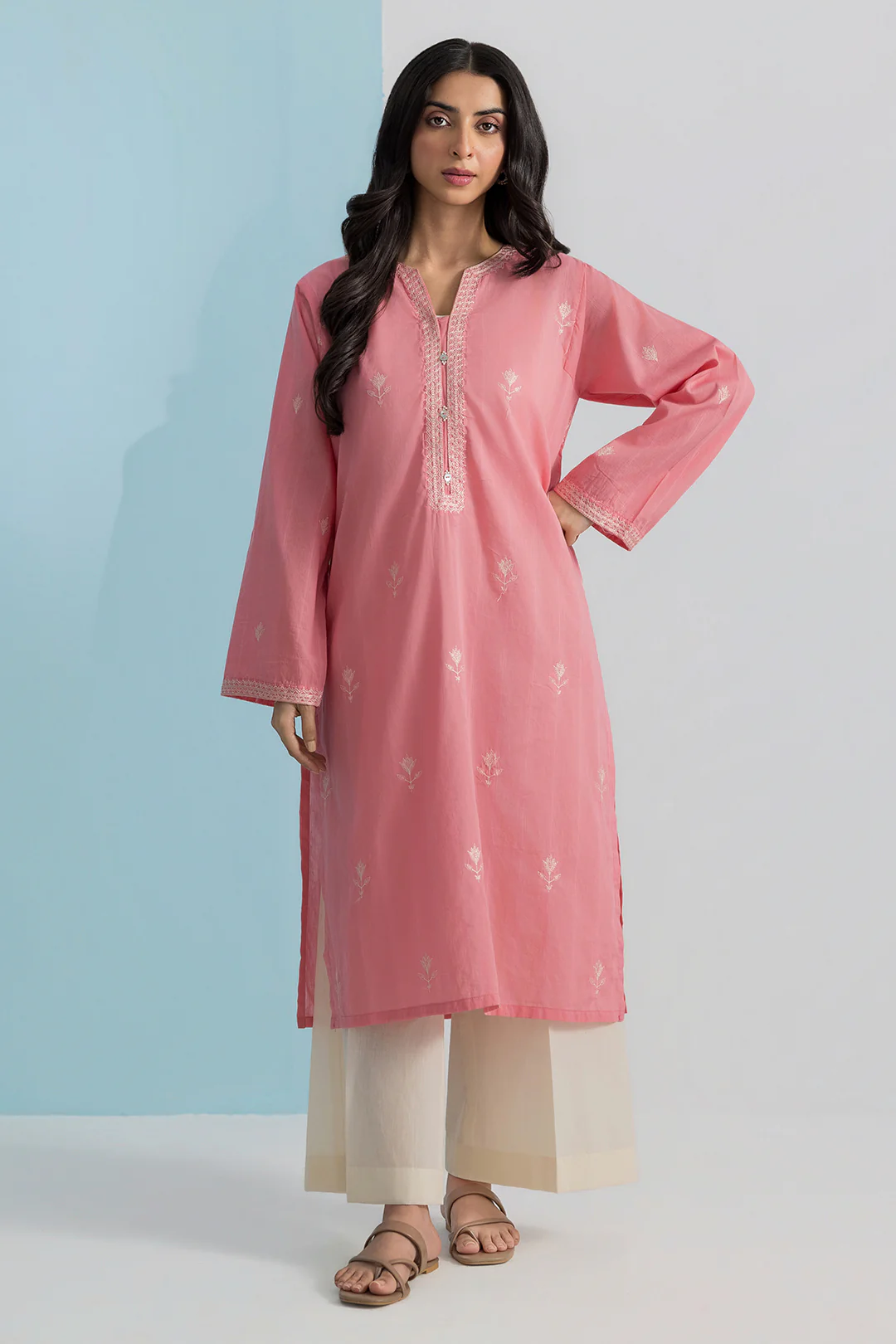 Embroidered Kurta - 1998 - Image 2