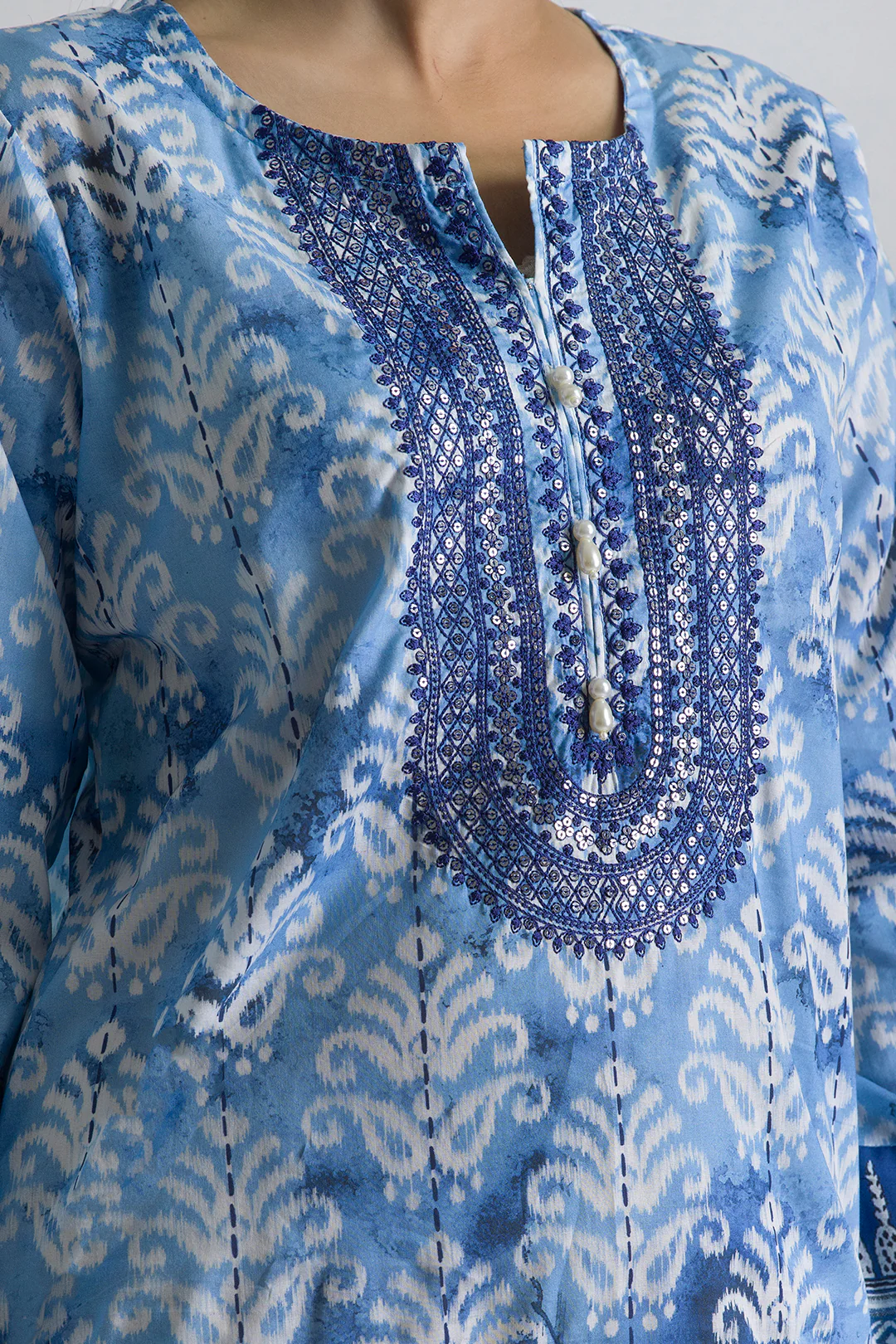 Embroidered Kurta - 1999 - Image 6