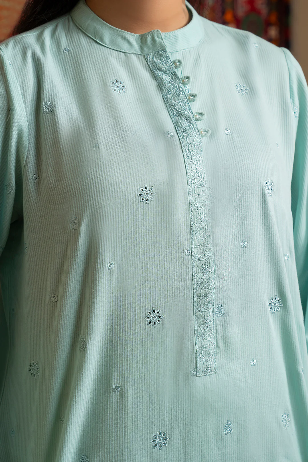 Embroidered Kurta - 2554 - Image 10