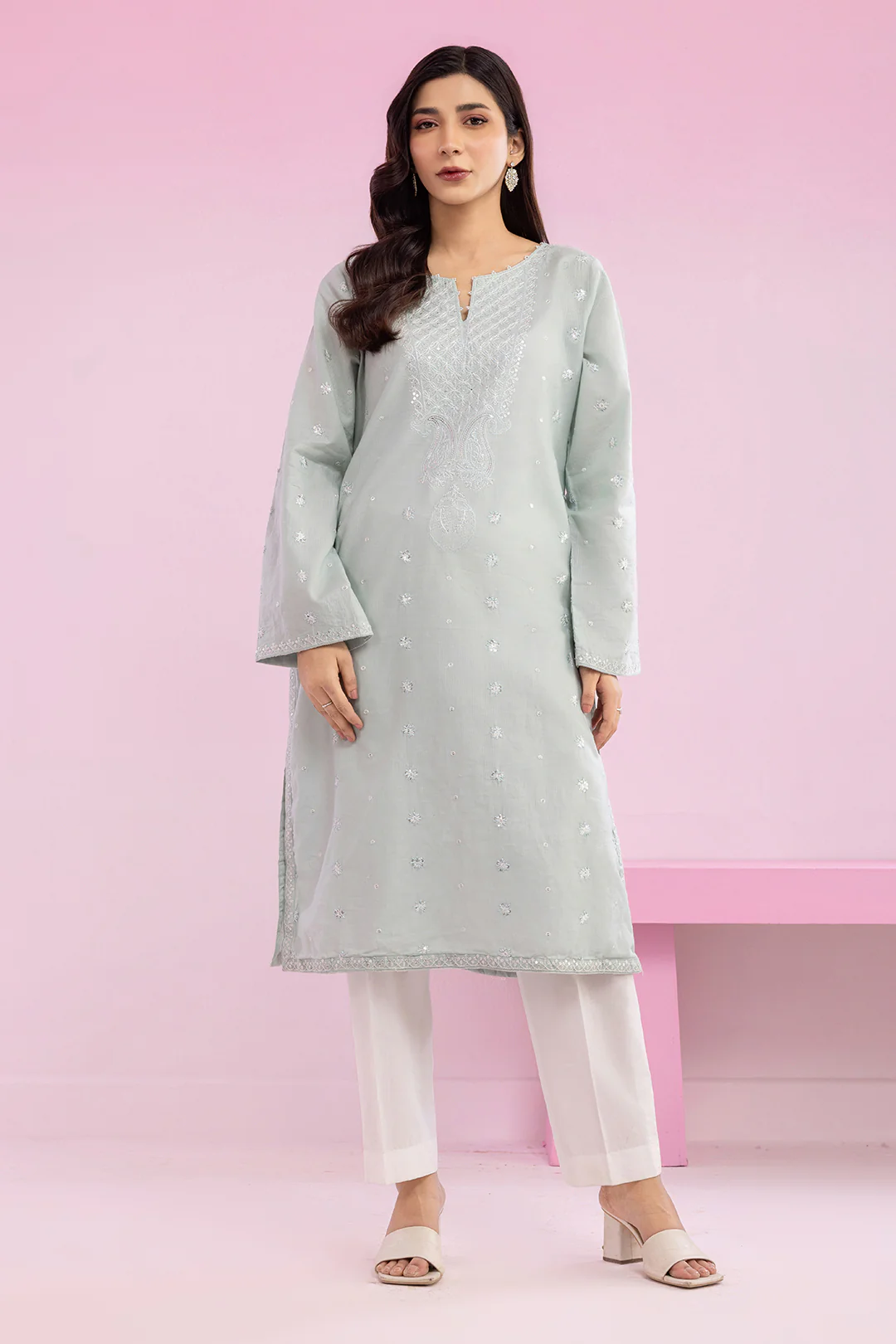 Embroidered Kurta - 2659 - Image 2