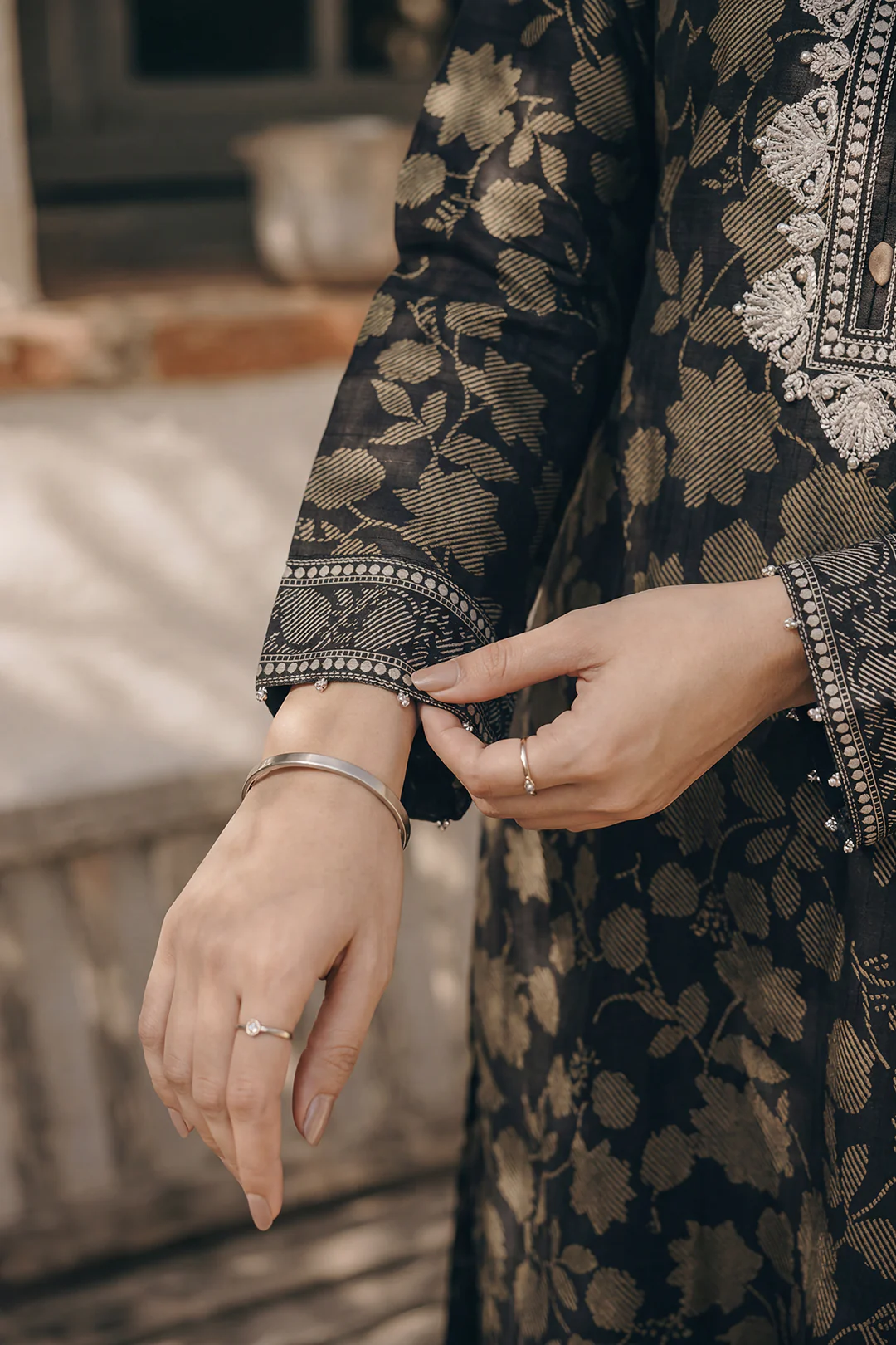 Embroidered Kurta - 2269 - Image 6