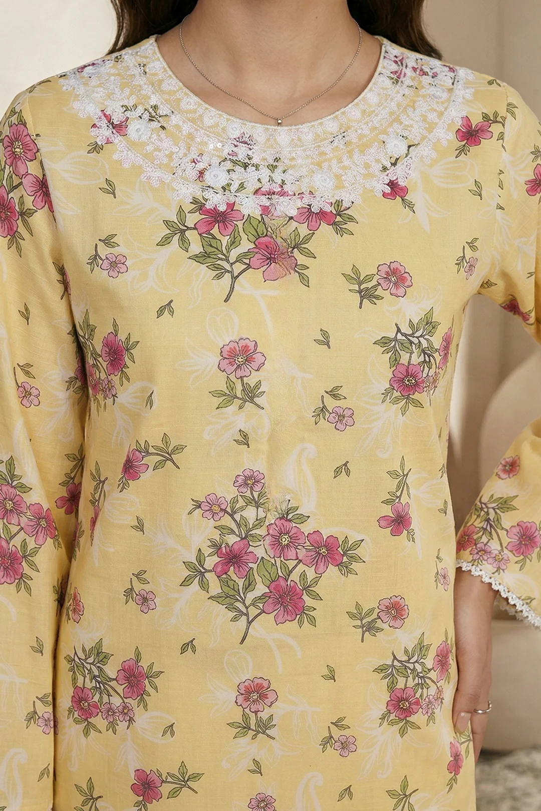Embroidered Kurta - 2271 - Image 6