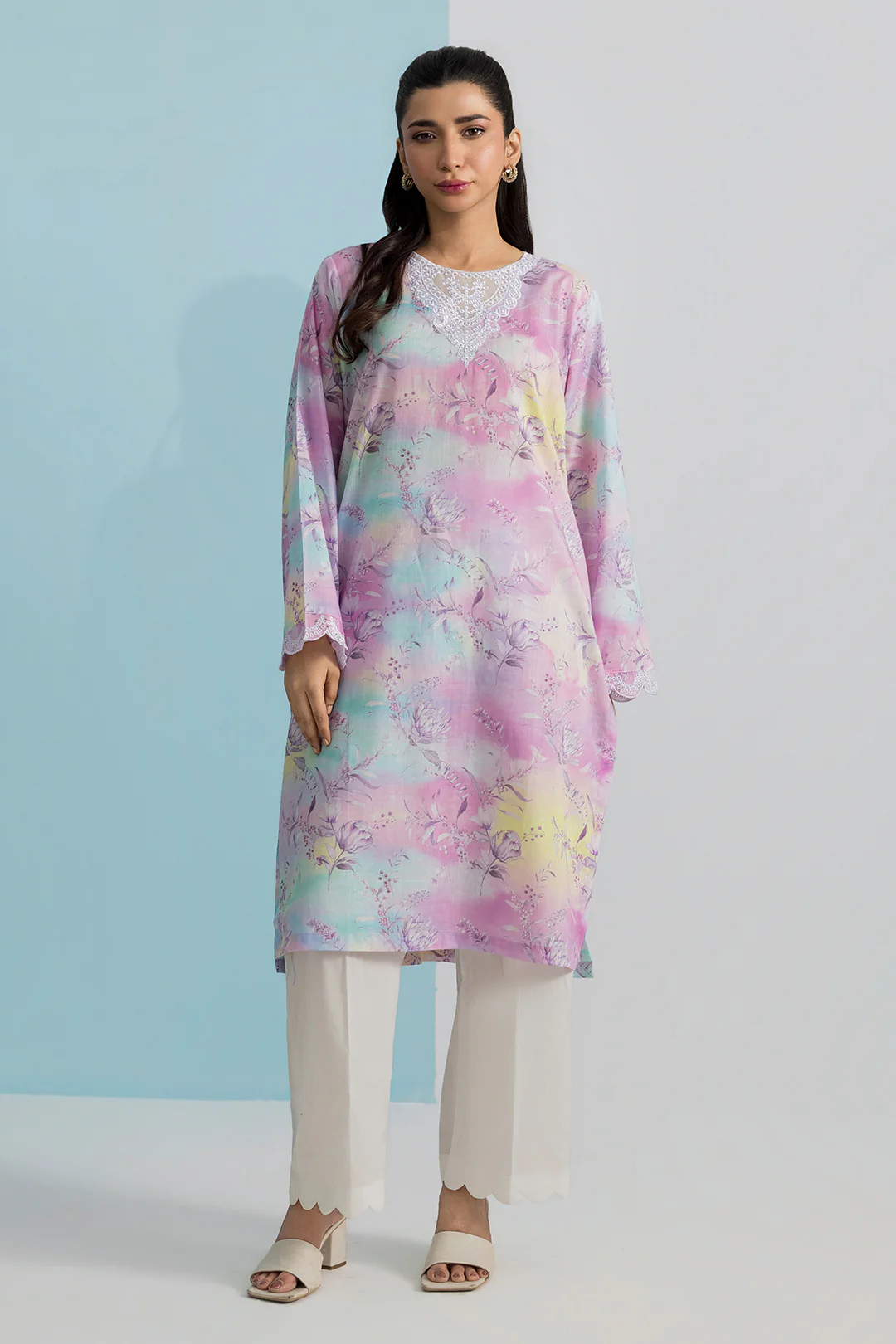 Embroidered Kurta - 2278 - Image 2