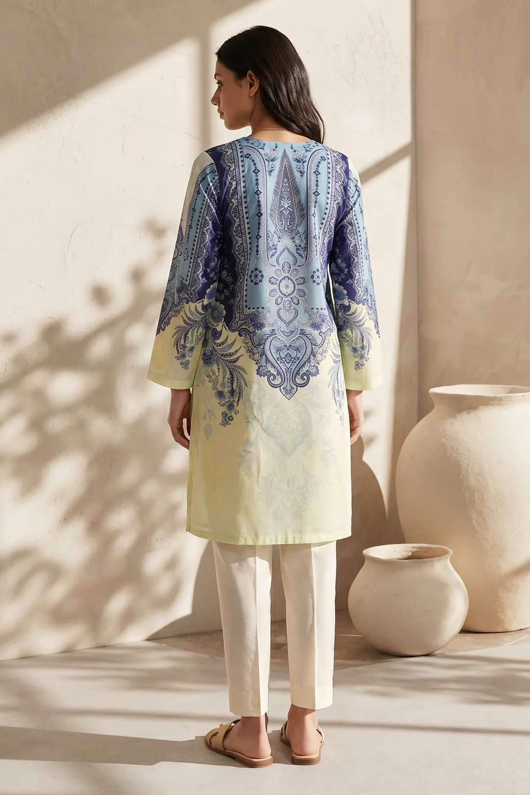 Embroidered Kurta - 2285 - Image 8