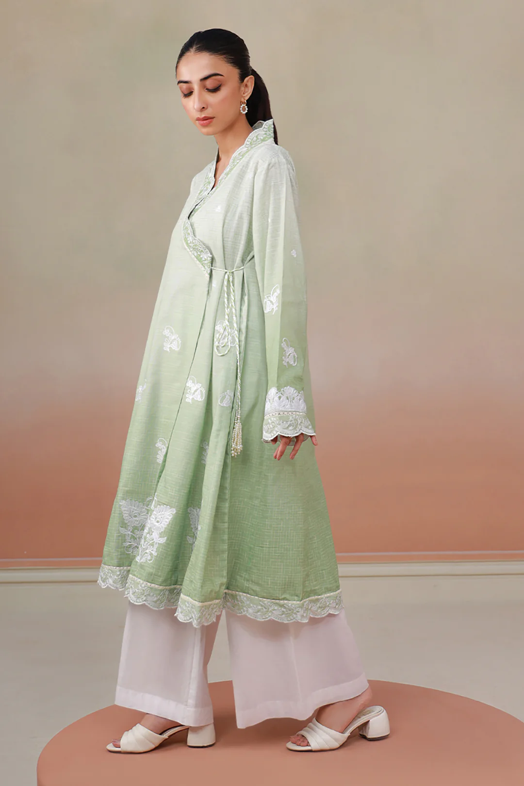 Embroidered Kurta - 0134 - Image 3