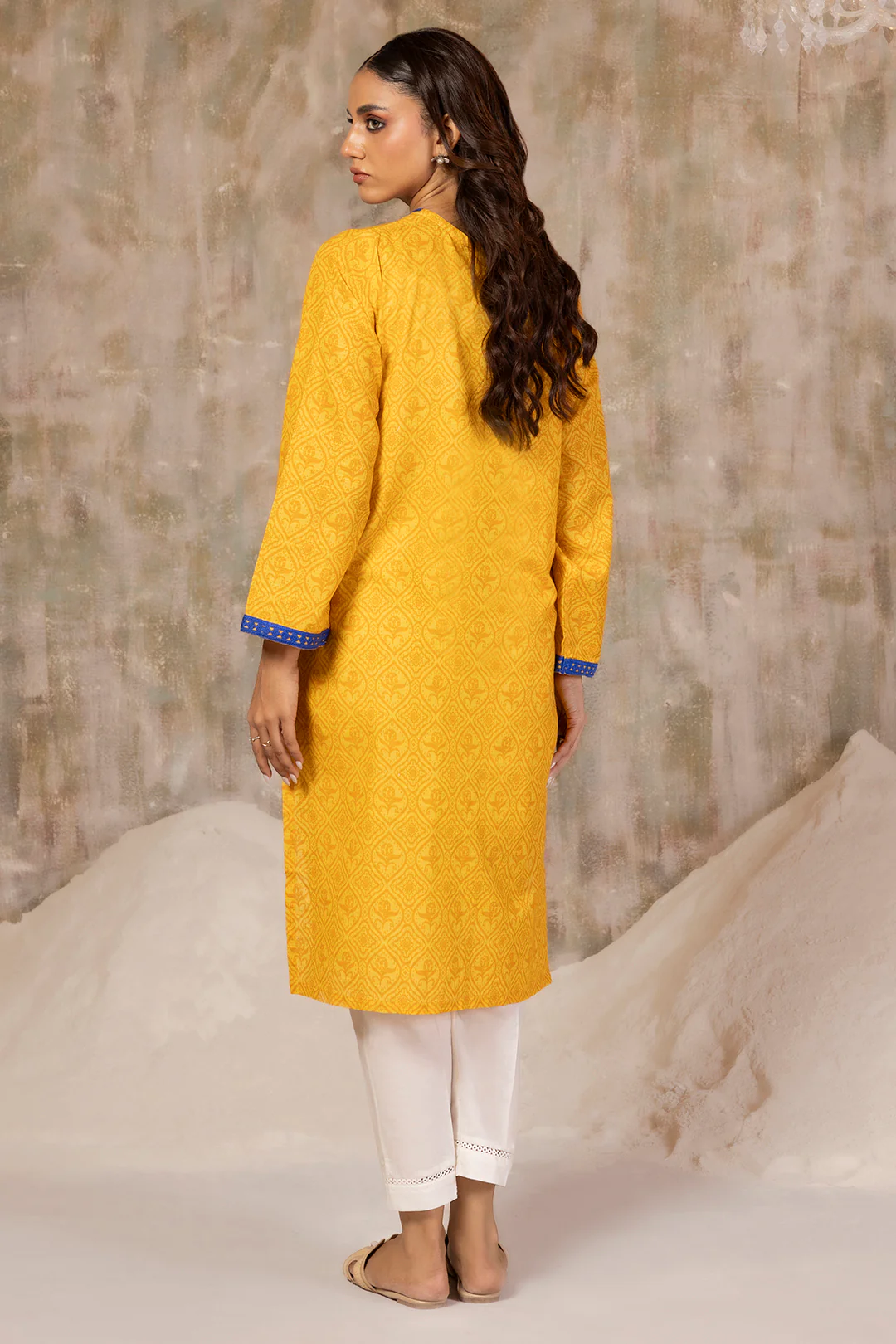 Embroidered Kurta - 3129 - Image 9