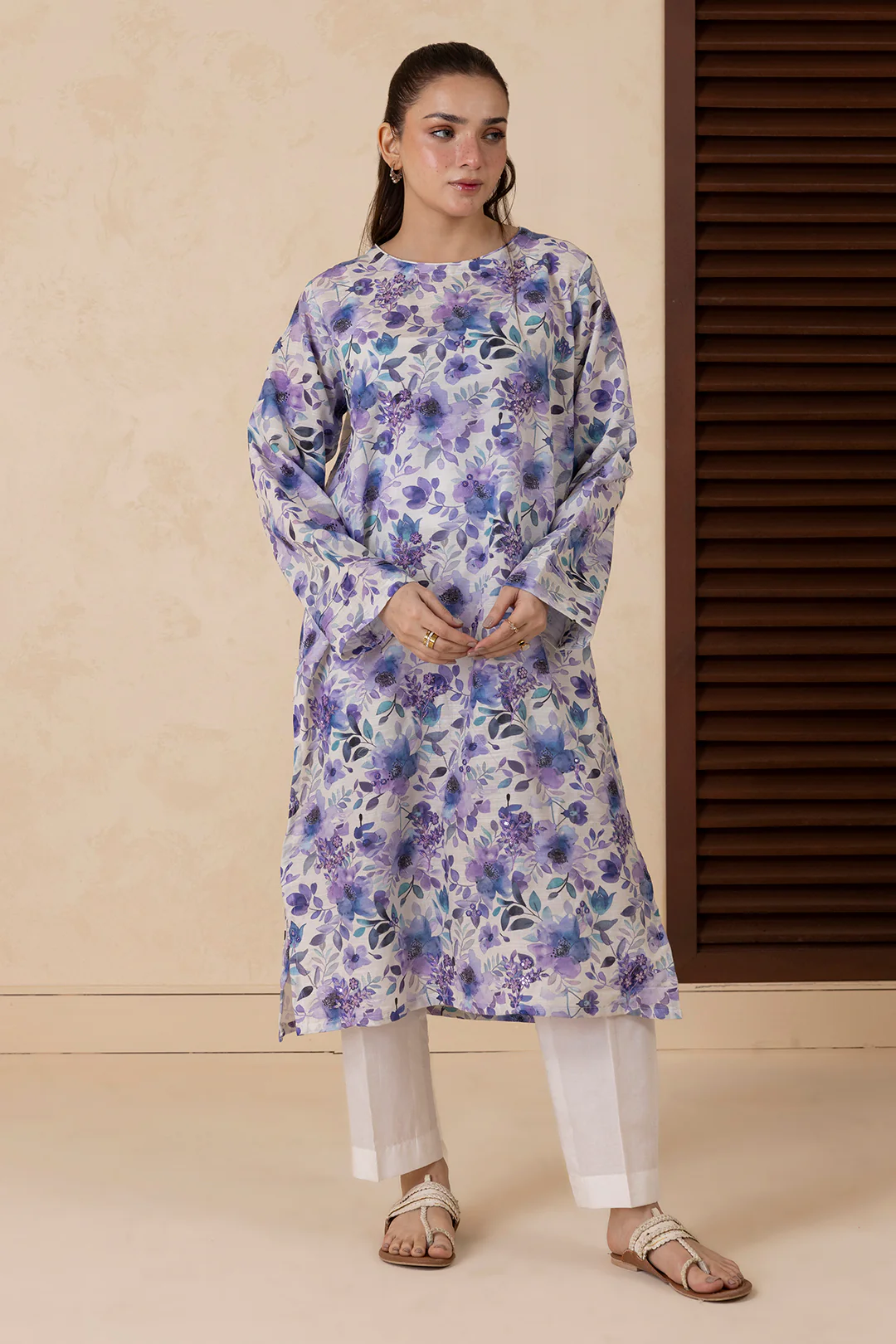Embroidered Kurta - 2815 - Image 2