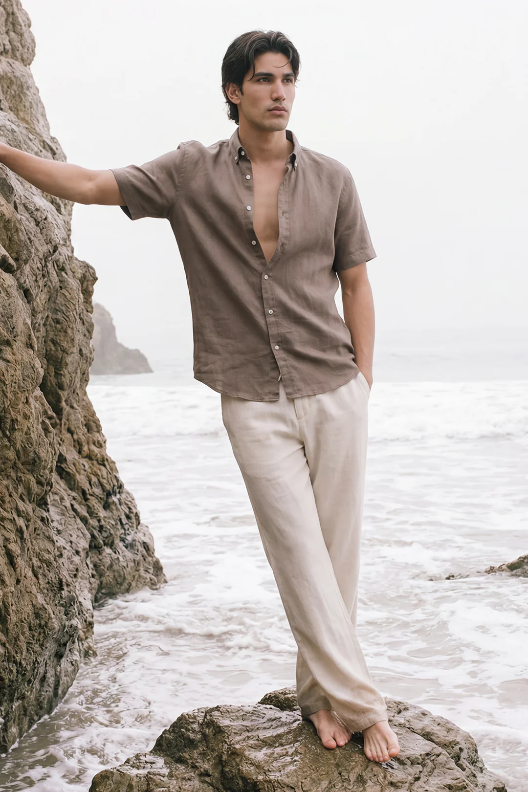 Linen Shirt - 1012 - Image 3