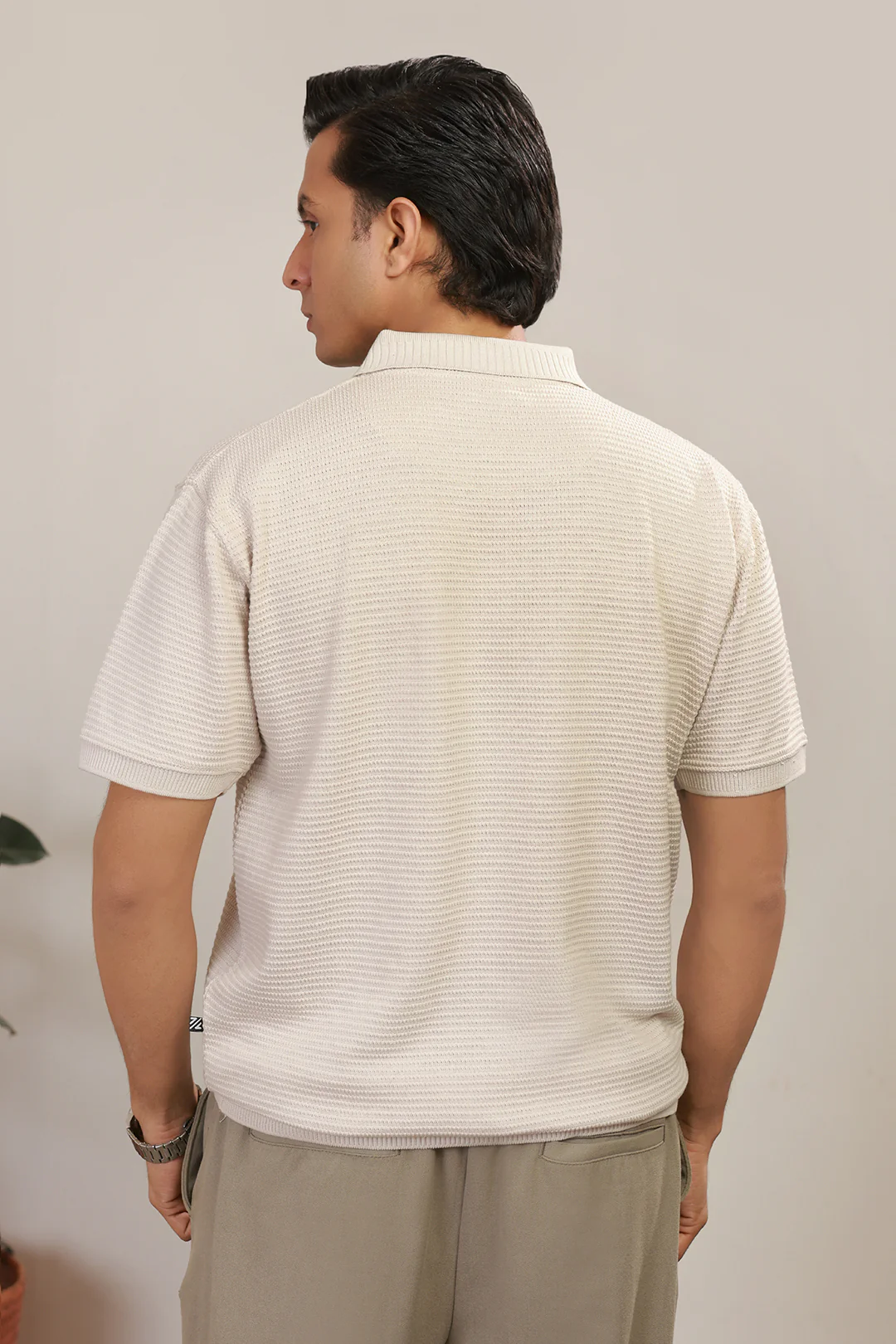 Loose Guage Zipper Polo - 6001 - Image 2