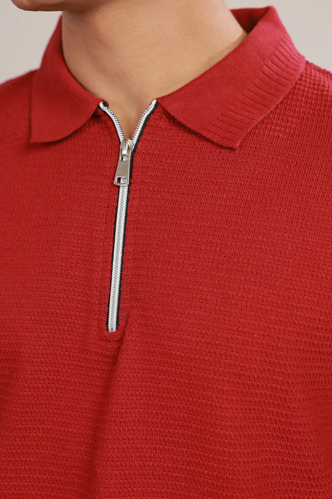 Loose Guage Zipper Polo - 6001 - Image 27