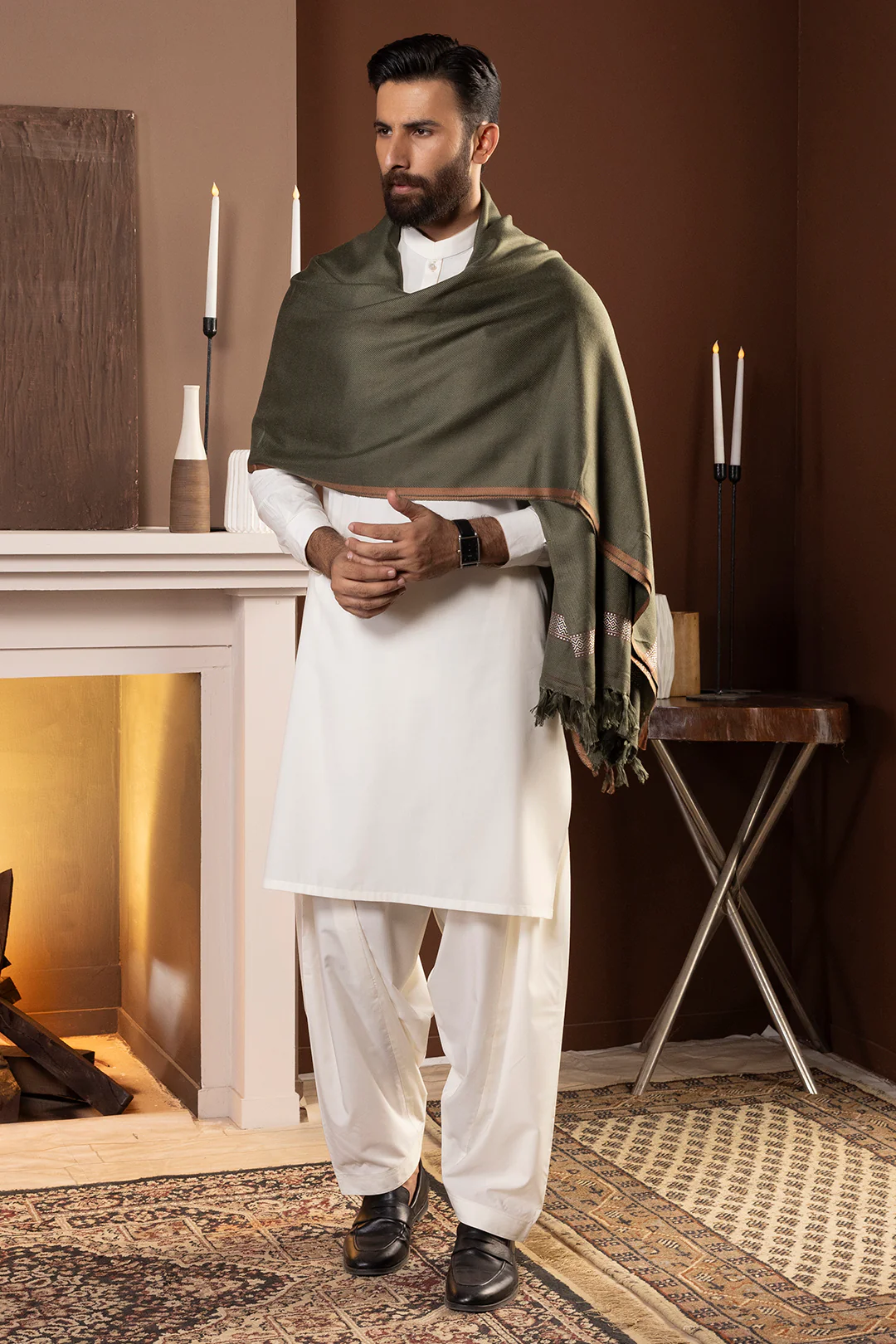Men Shawl - 5007 - Image 7