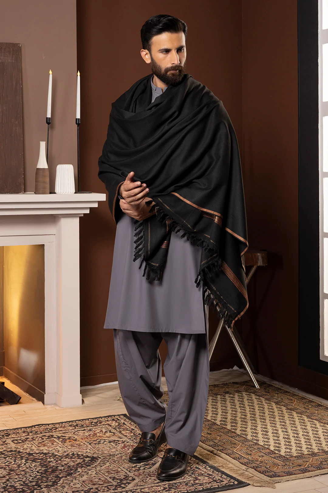 Men Shawl - 5001 - Image 9