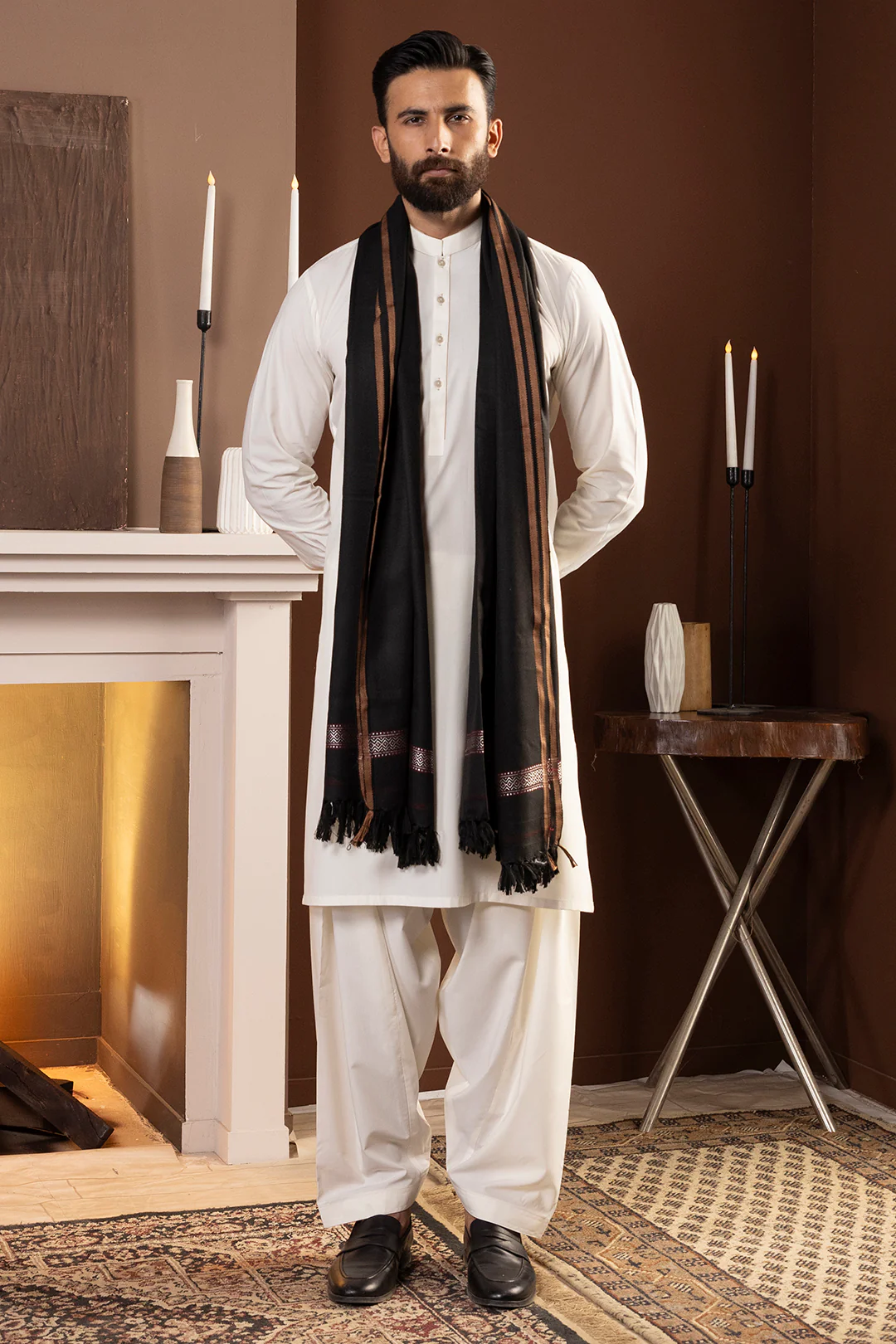 Men Shawl - 5002 - Image 6