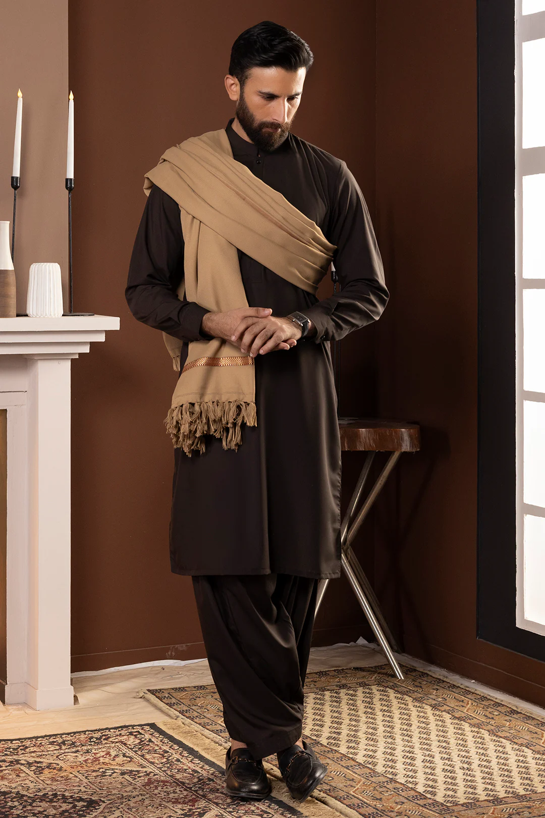 Men Shawl - 5008 - Image 6