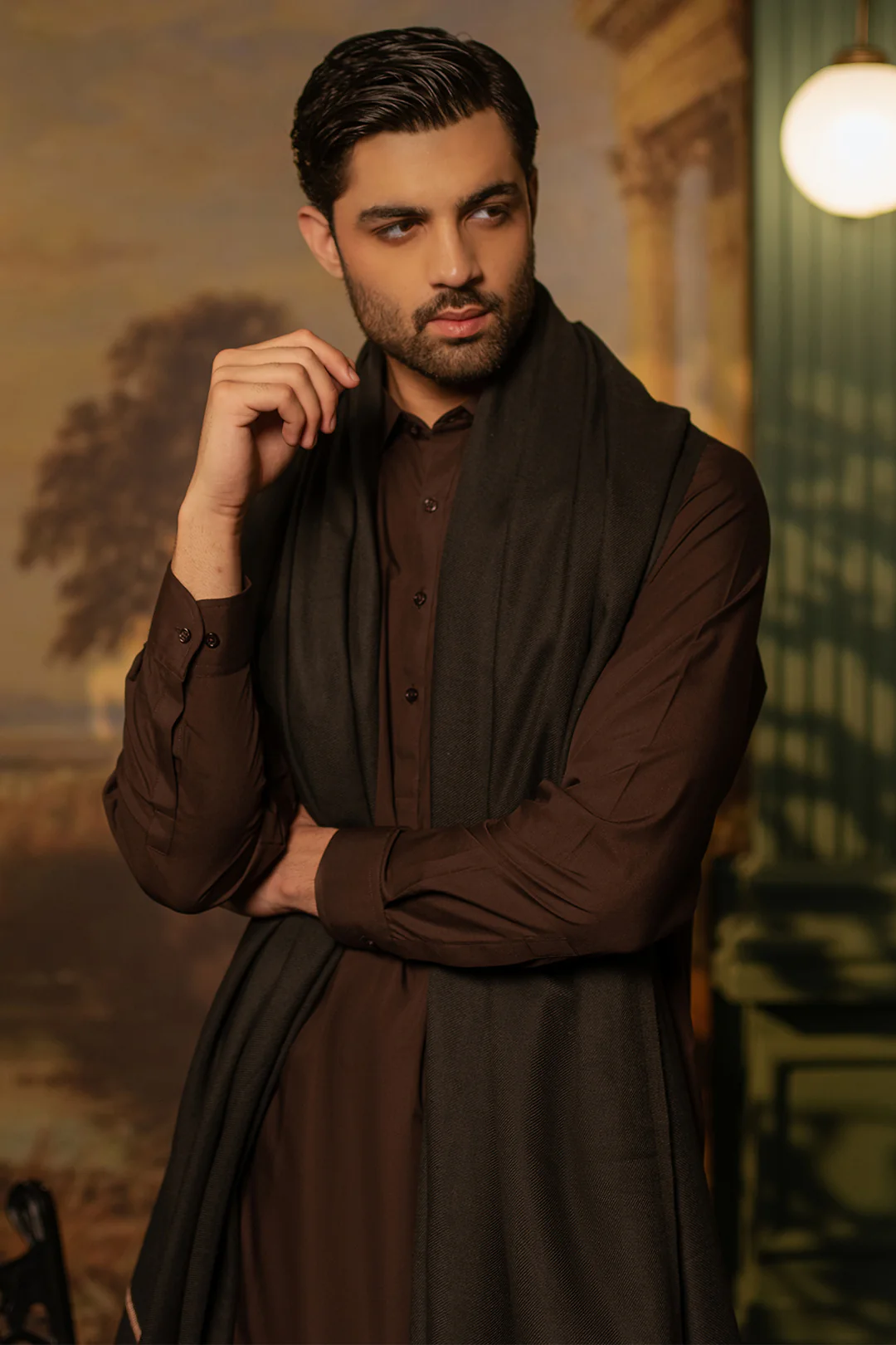 Men Shawl - S001 - Image 6