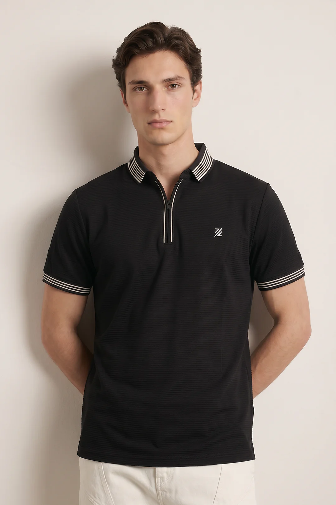 Ottoman Textured Polo - 6002 - Image 3
