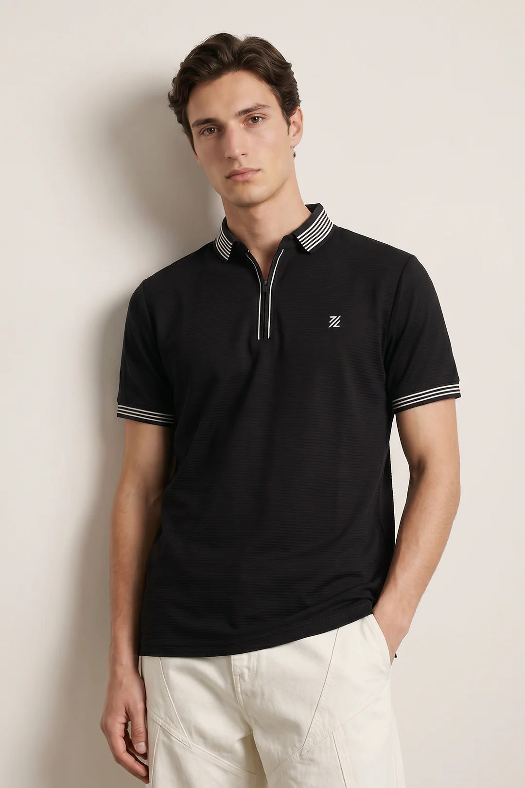Ottoman Textured Polo - 6002 - Image 4
