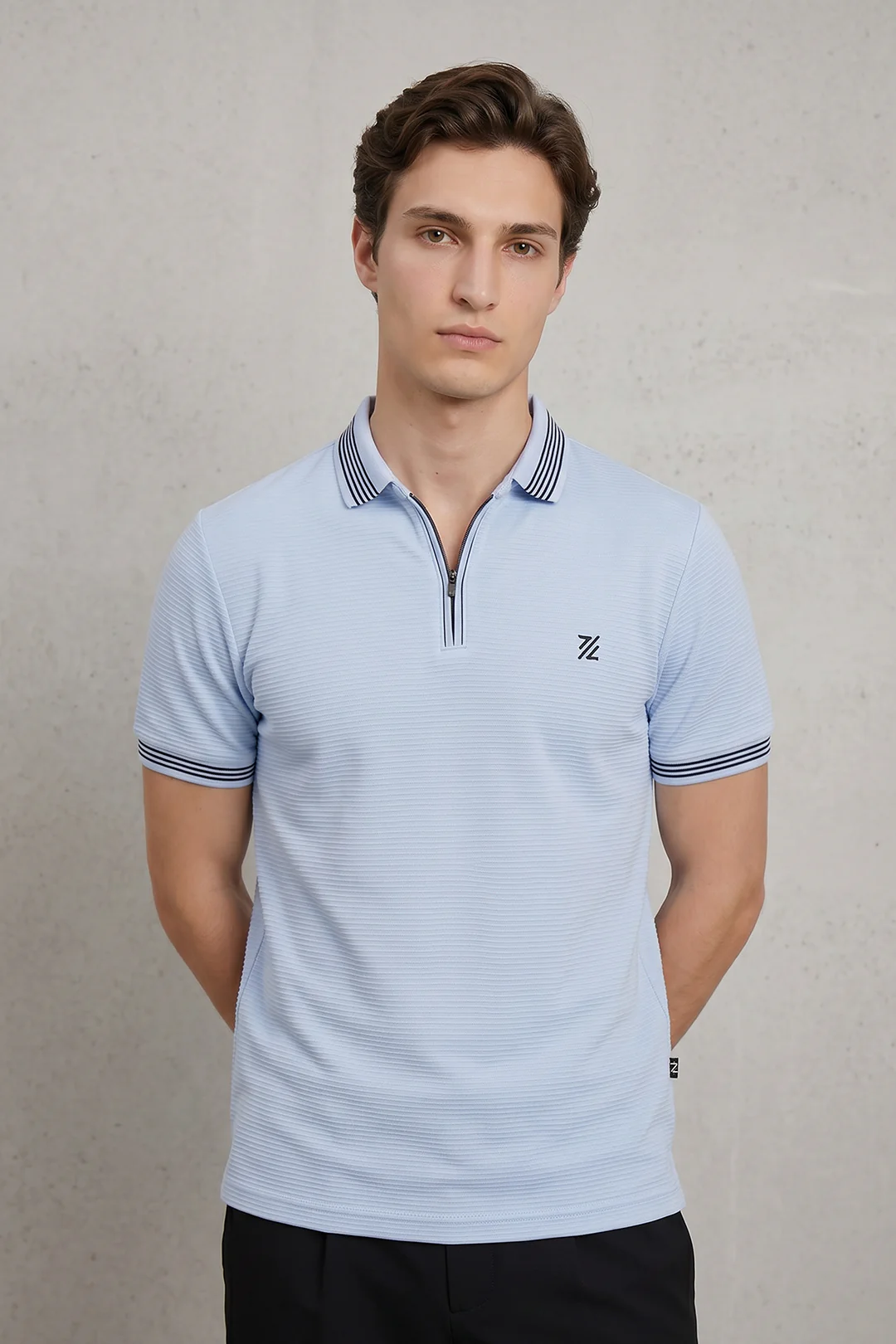 Ottoman Textured Polo - 6002 - Image 3