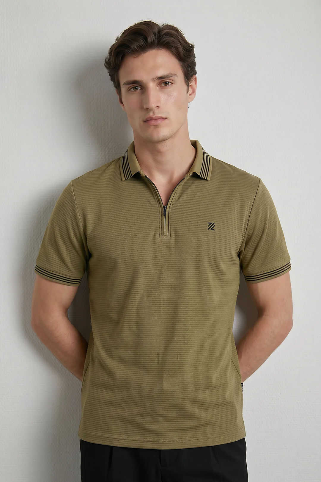 Ottoman Textured Polo - 6002 - Image 3