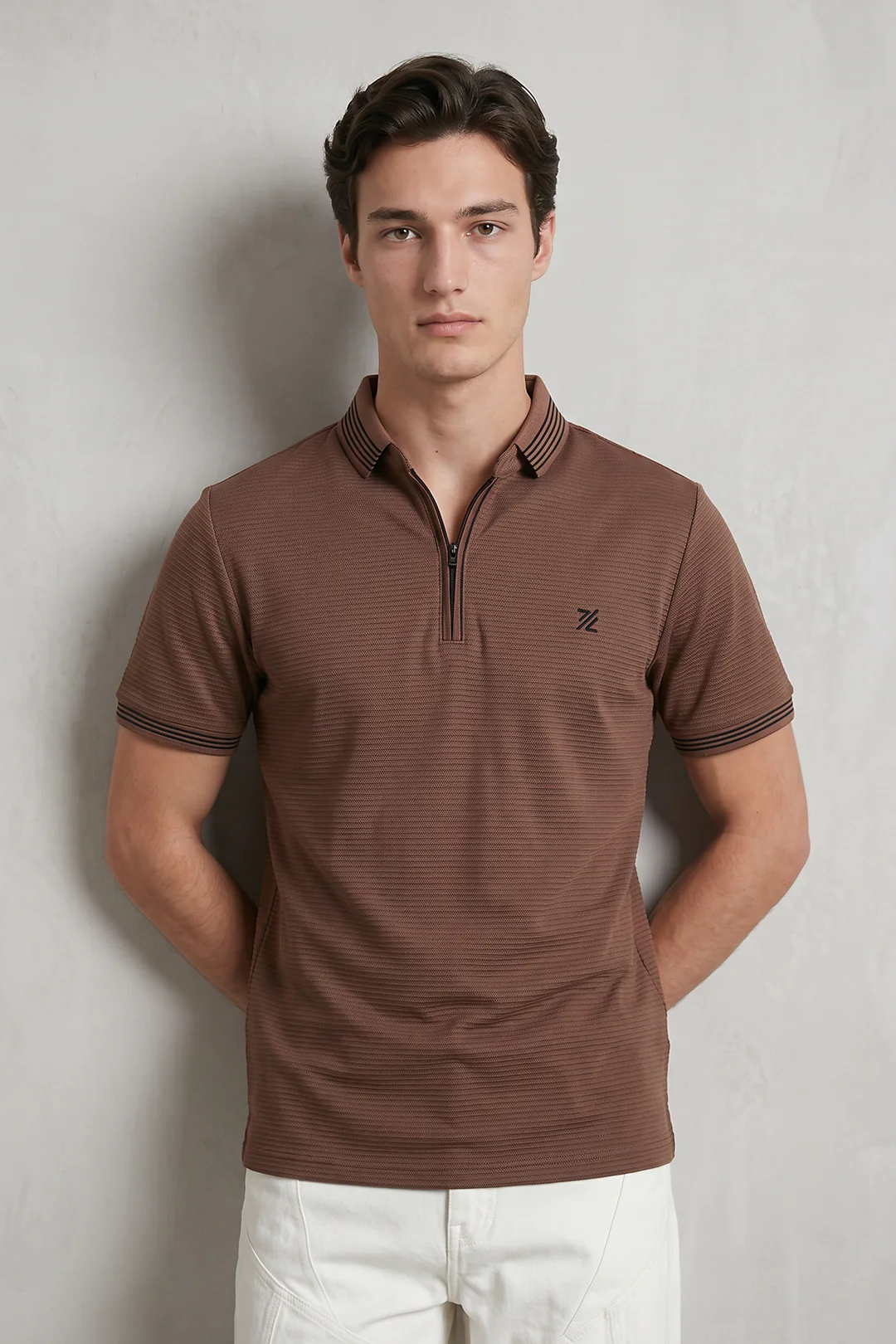 Ottoman Textured Polo - 6002 - Image 3