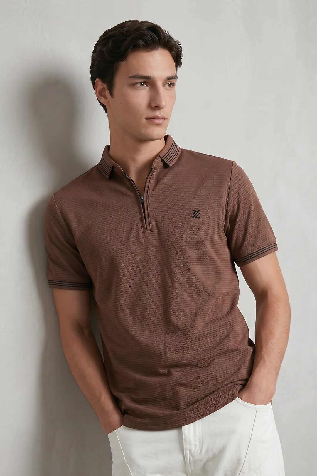 Ottoman Textured Polo - 6002 - Image 5