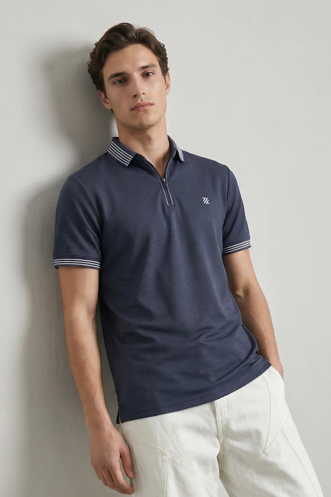 Ottoman Textured Polo - 6002 - Image 3