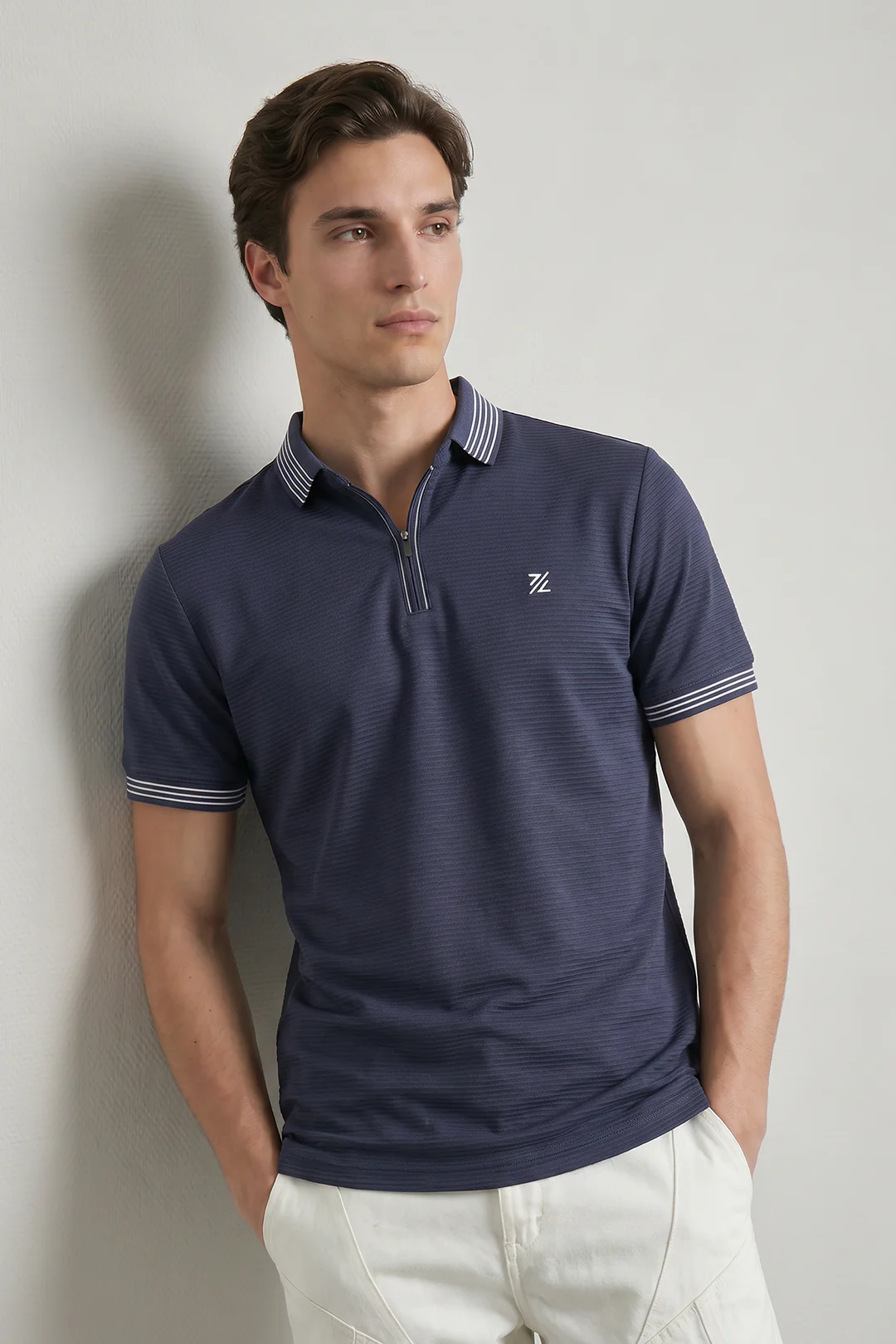 Ottoman Textured Polo - 6002 - Image 5