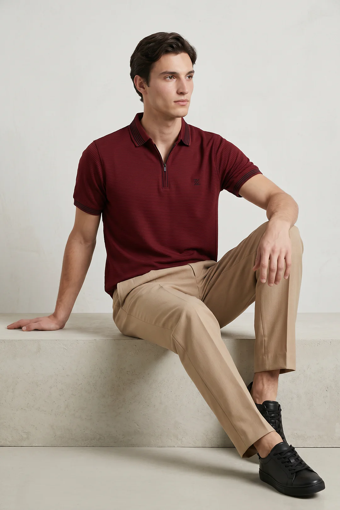 Ottoman Textured Polo - 6002 - Image 5