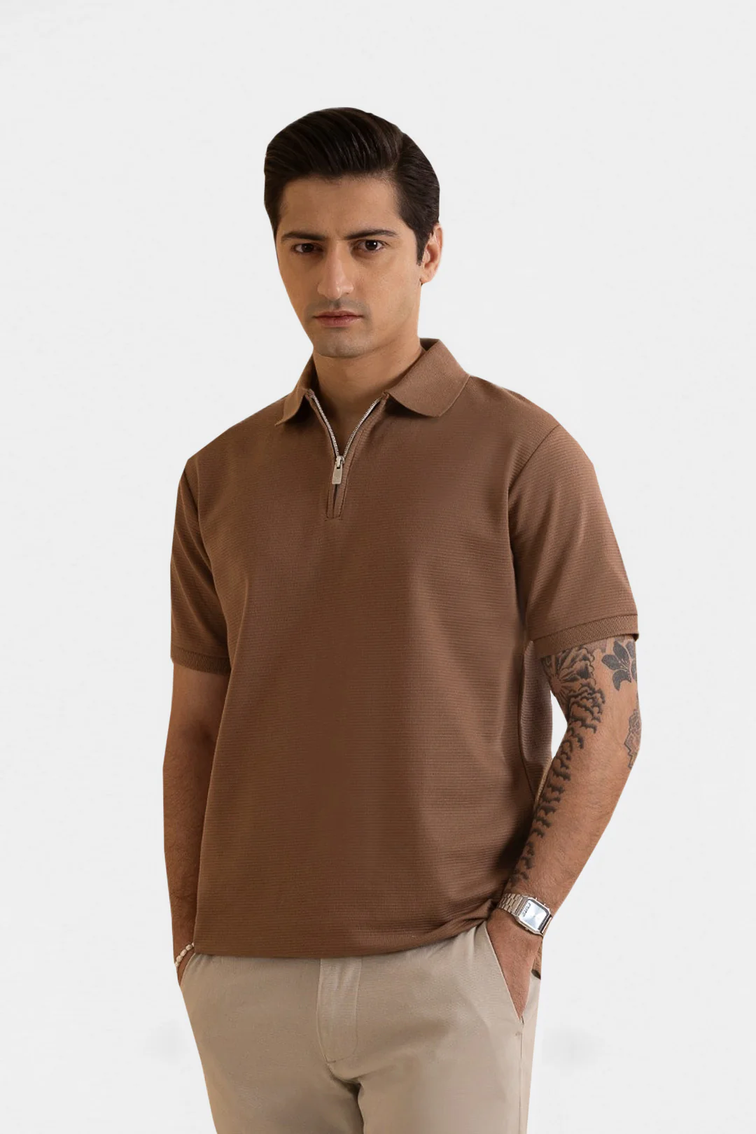 Ottoman Zipper Polo - 5001 - Image 11