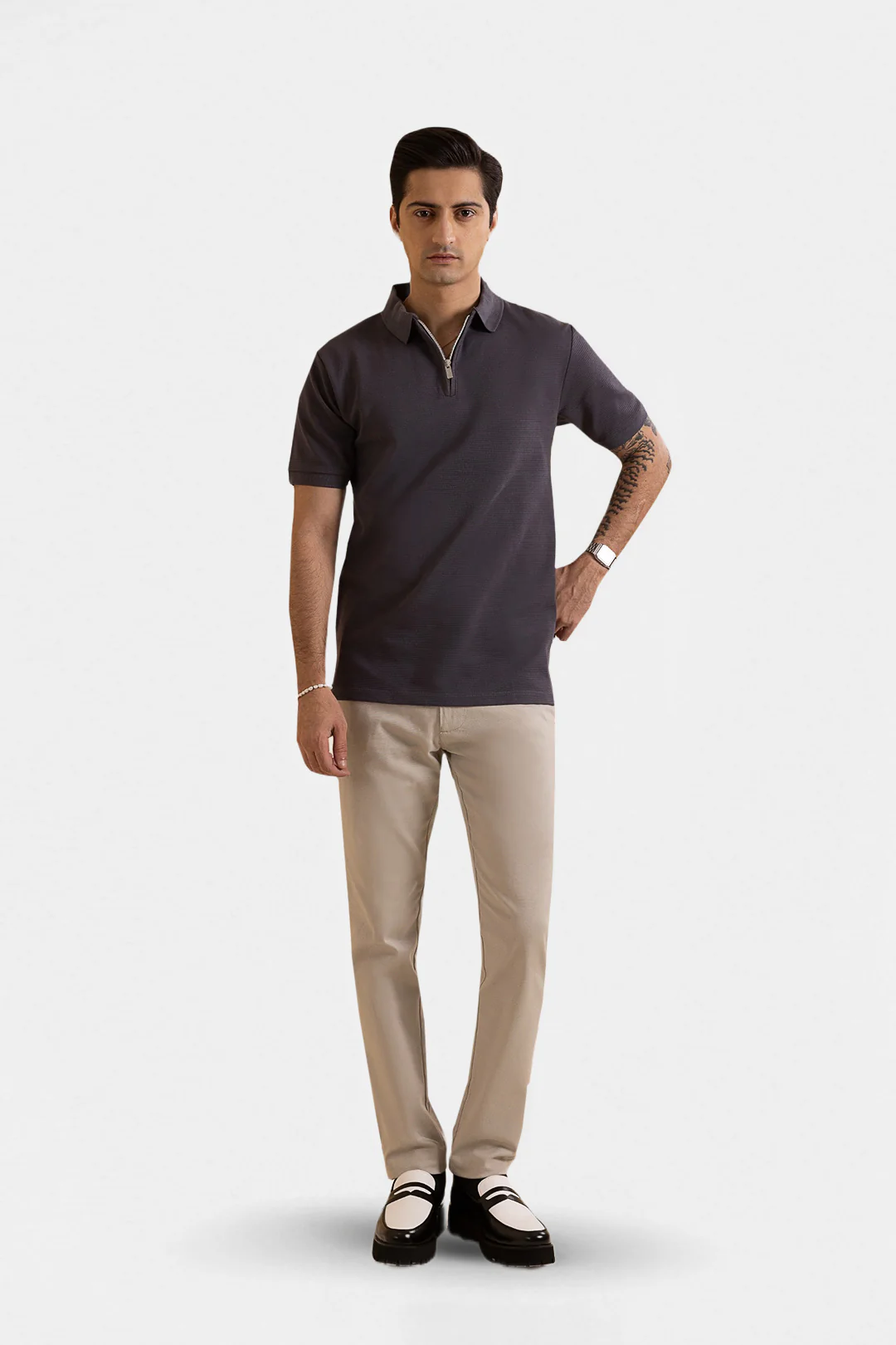 Ottoman Zipper Polo - 5001 - Image 36