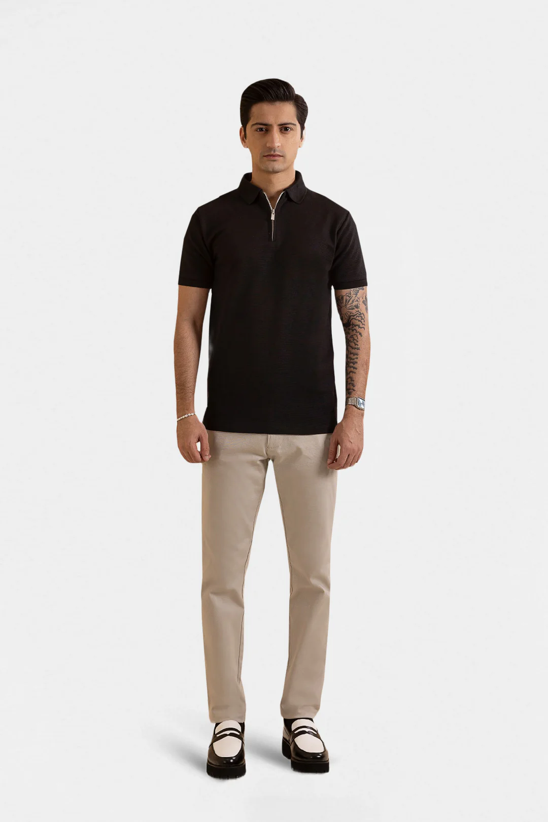 Ottoman Zipper Polo - 5001 - Image 6