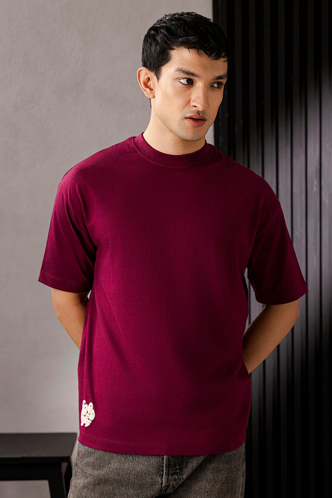 Oversized Graphic T-Shirt - D014