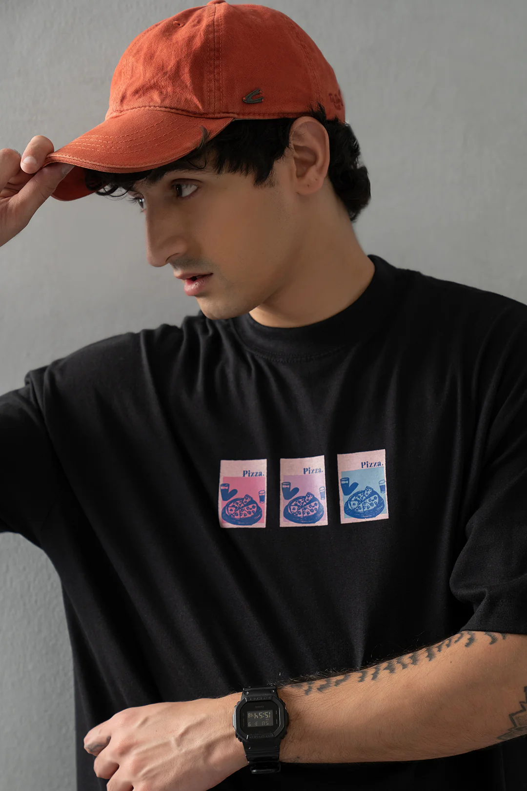 Oversized Graphic T-Shirt - D027 - Image 3