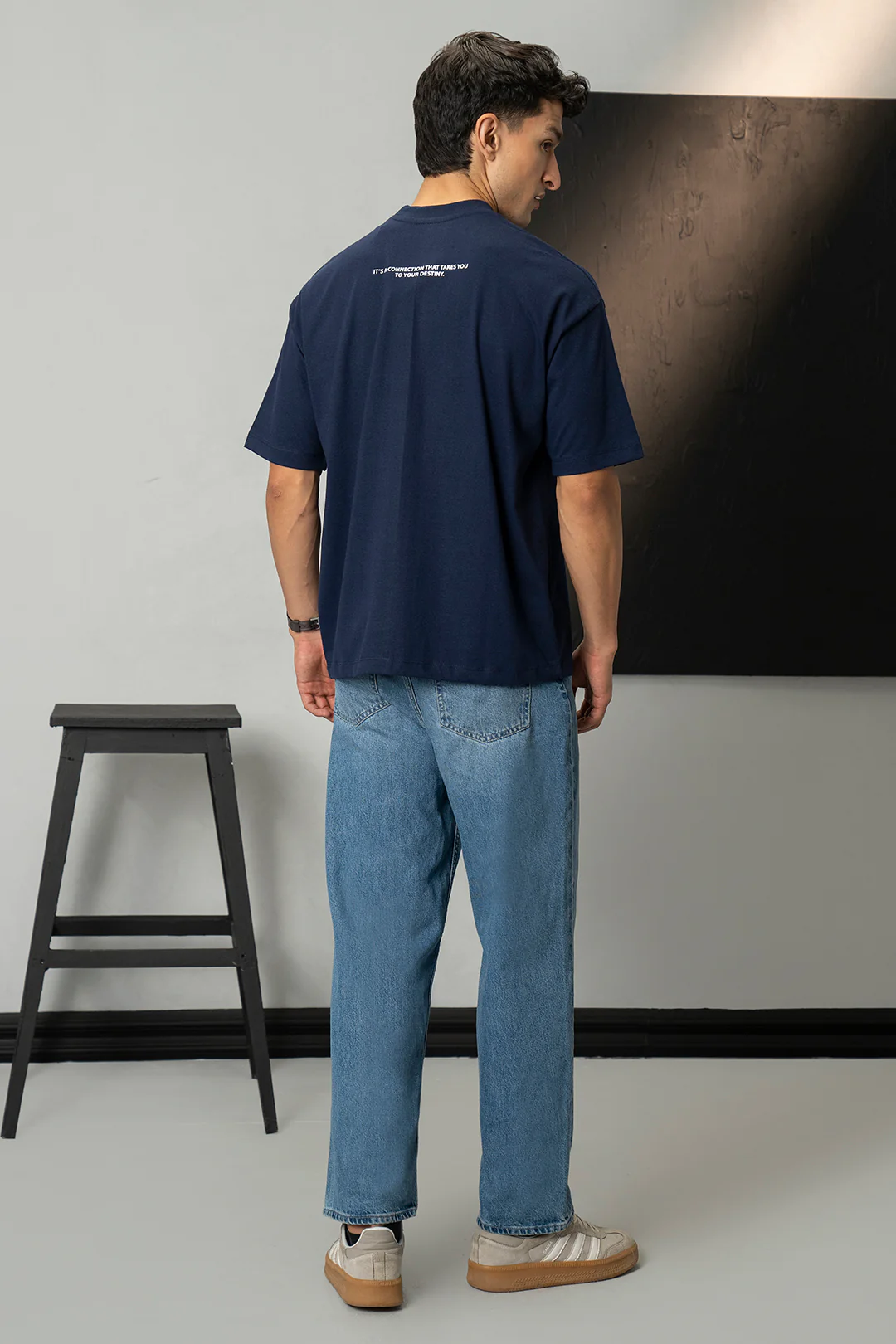 Oversized Graphic T-Shirt - D035 - Image 6